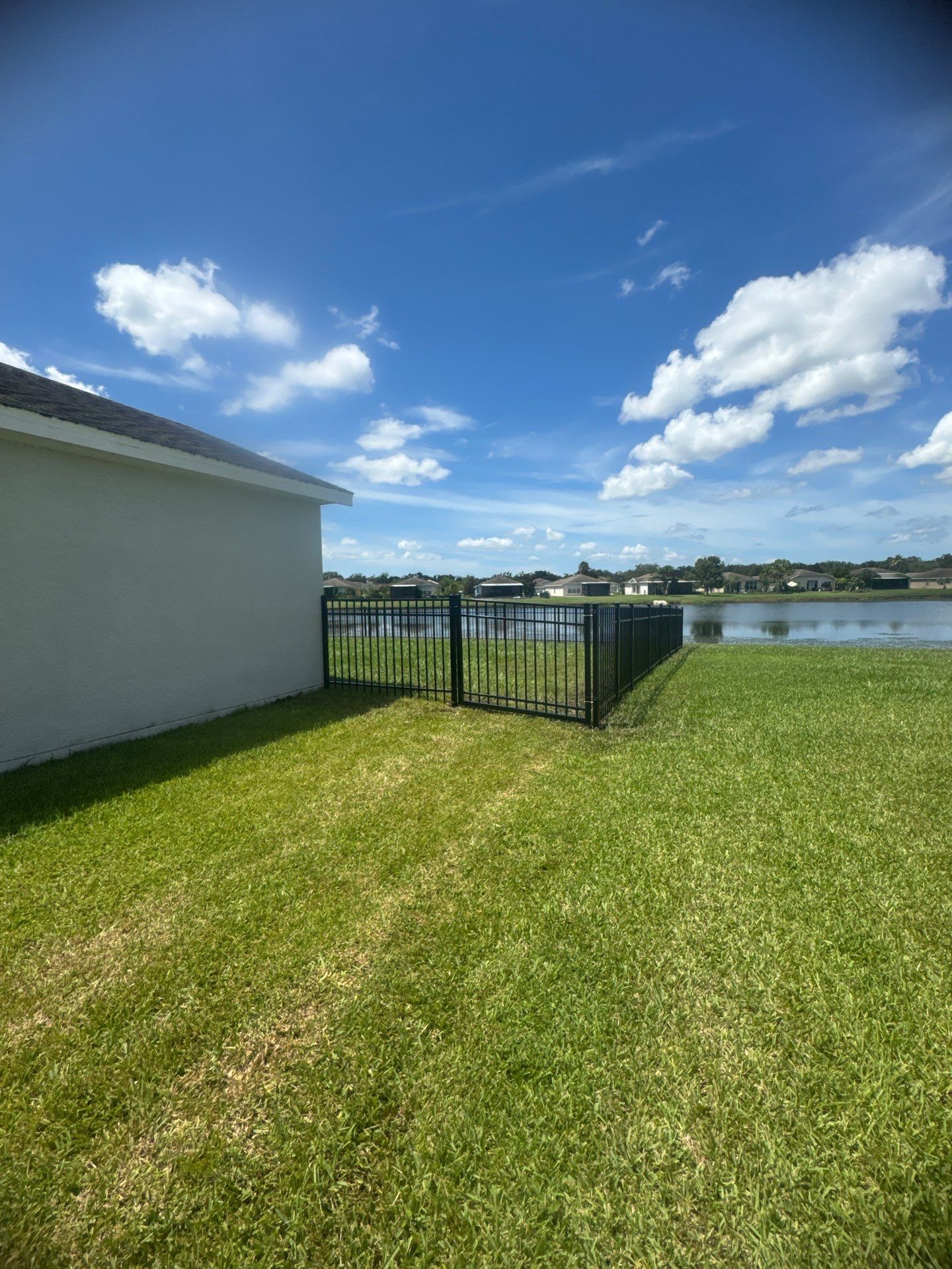 Aluminum Fence Installation using 3 Rail Aluminum Fence by Asap fence and gates, LLC