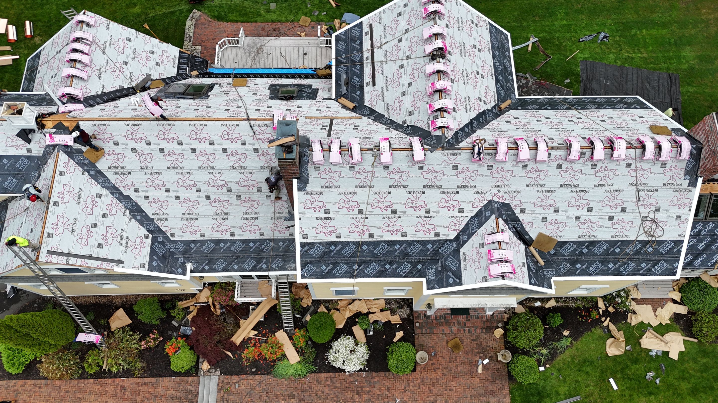 Roof Replacement with Owens Corning Shingles and Copper Flashing by Mighty Dog Roofing of Greater Middlesex County
