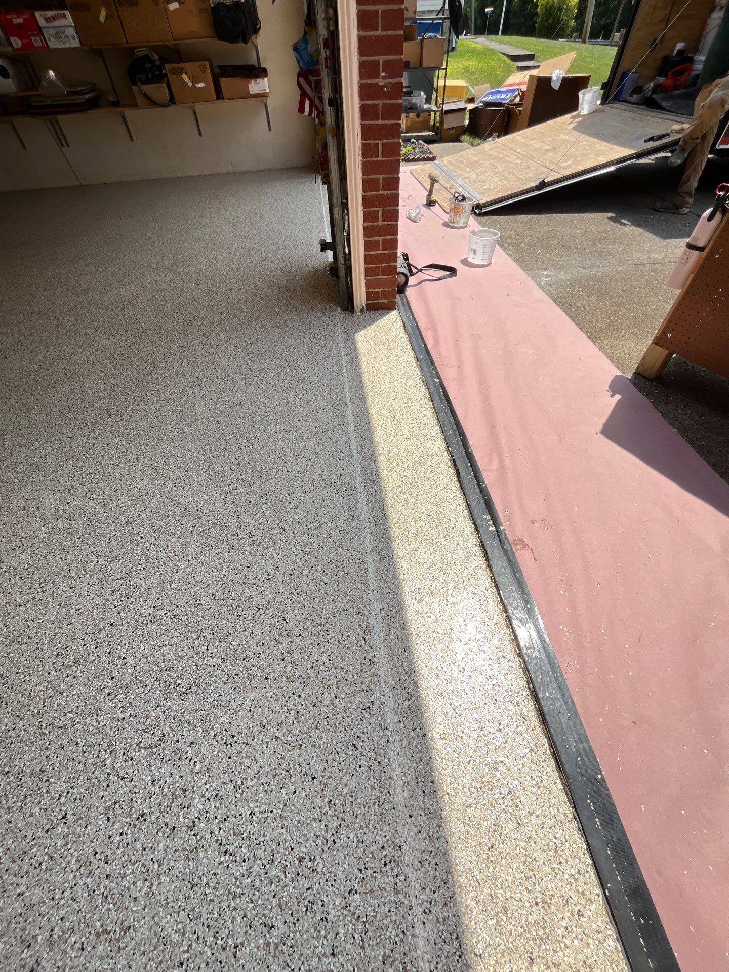 Porch + Garage Project in South Park Township by Floors in a Day, Inc