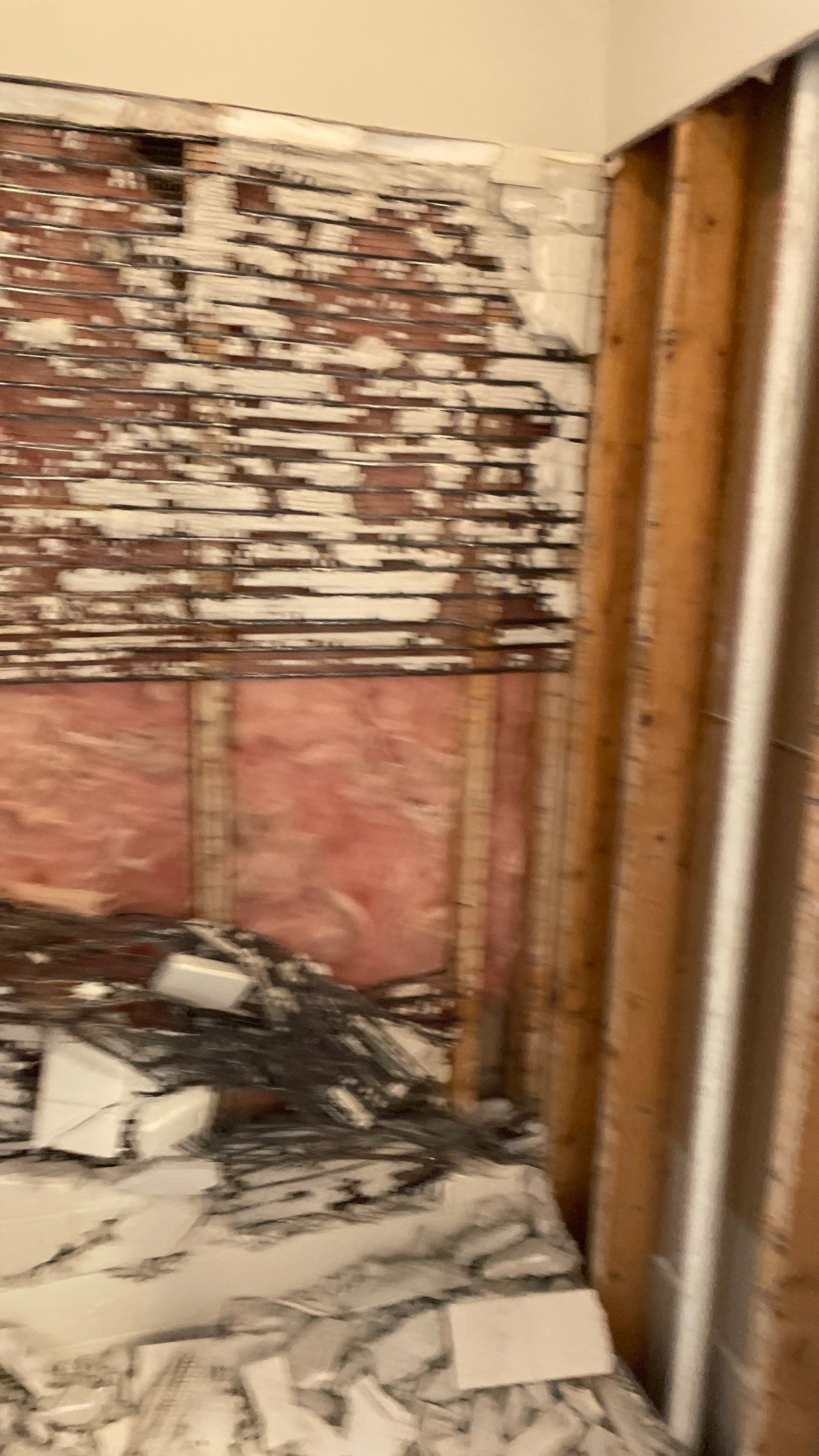 Bathroom Remodel with new Subway Tile Shower by Footprints Floors of Coastal Carolina