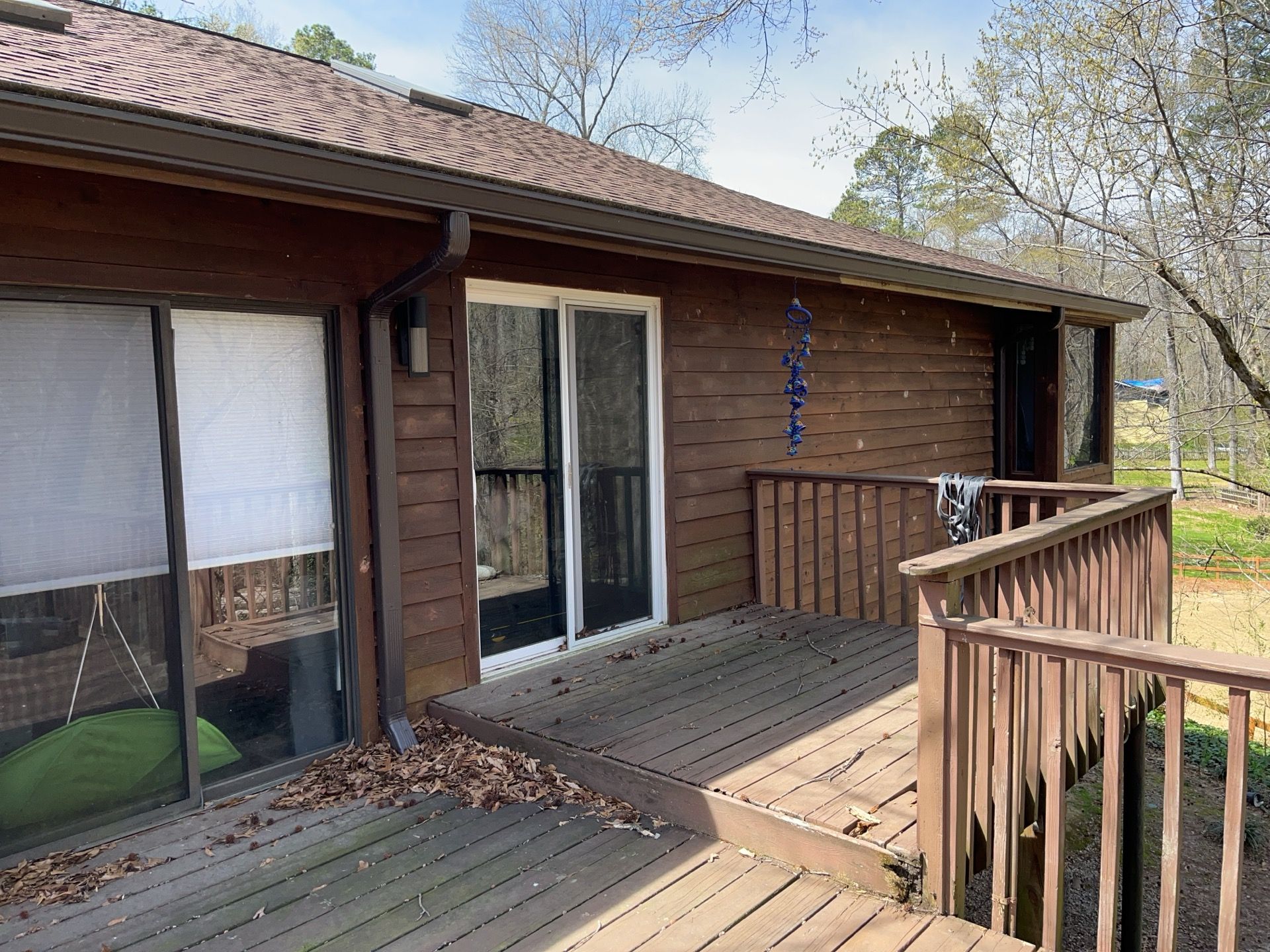 Atlanta, GA Front Porch Deck Rebuild using Timbertech and Pressure Treated Pine by Nelson Exteriors 