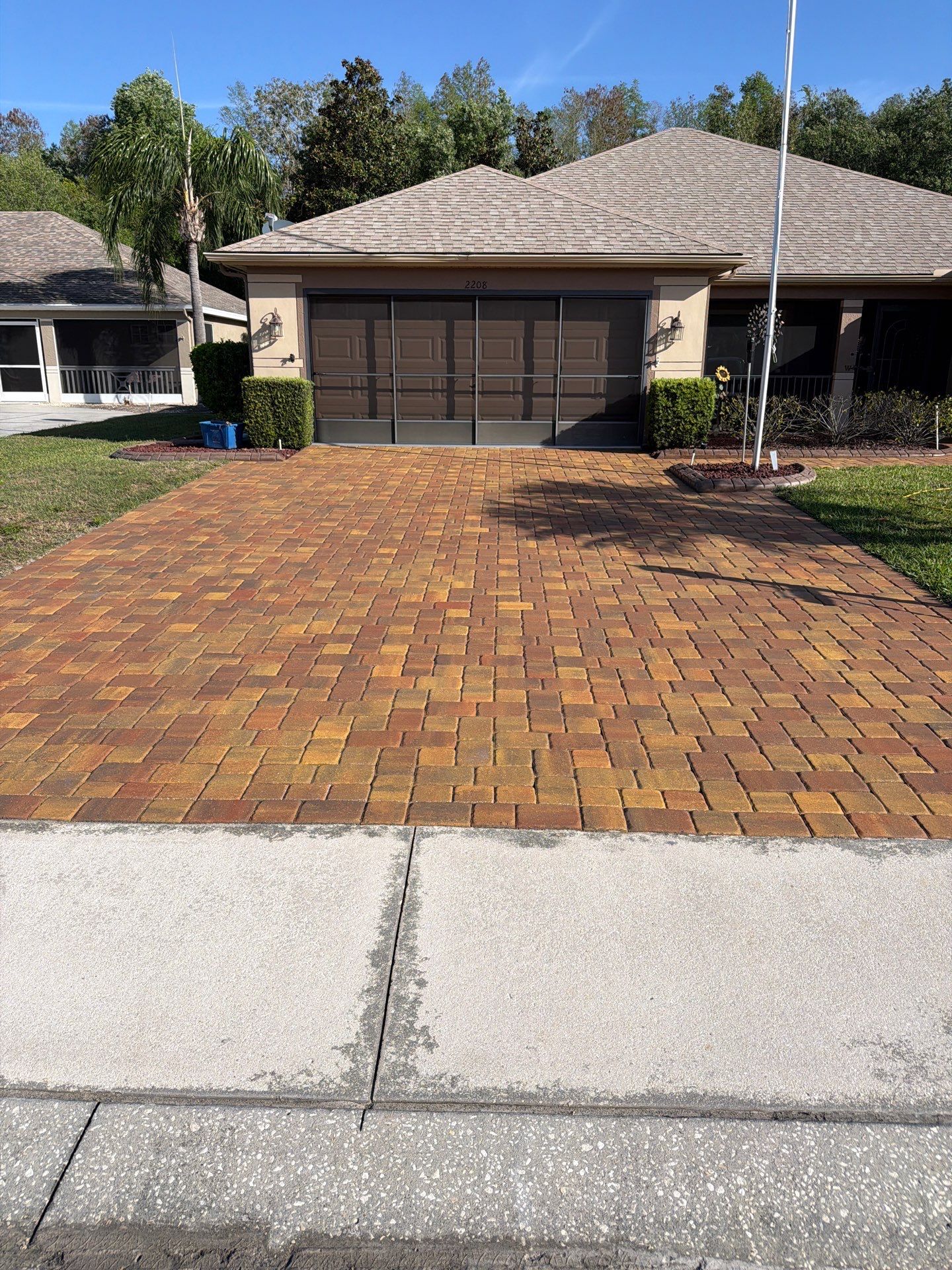 Paver Driveway and Walkway Sealing in Sun City Center by Supreme Paver Experts