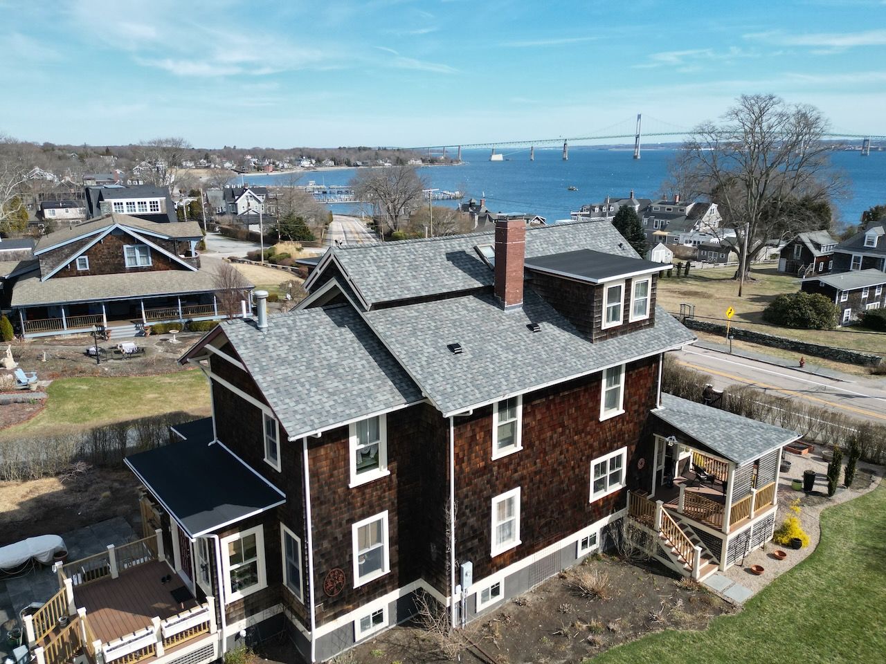 Colonial Slate Roofs by Pinnacle Roofing & Skylights