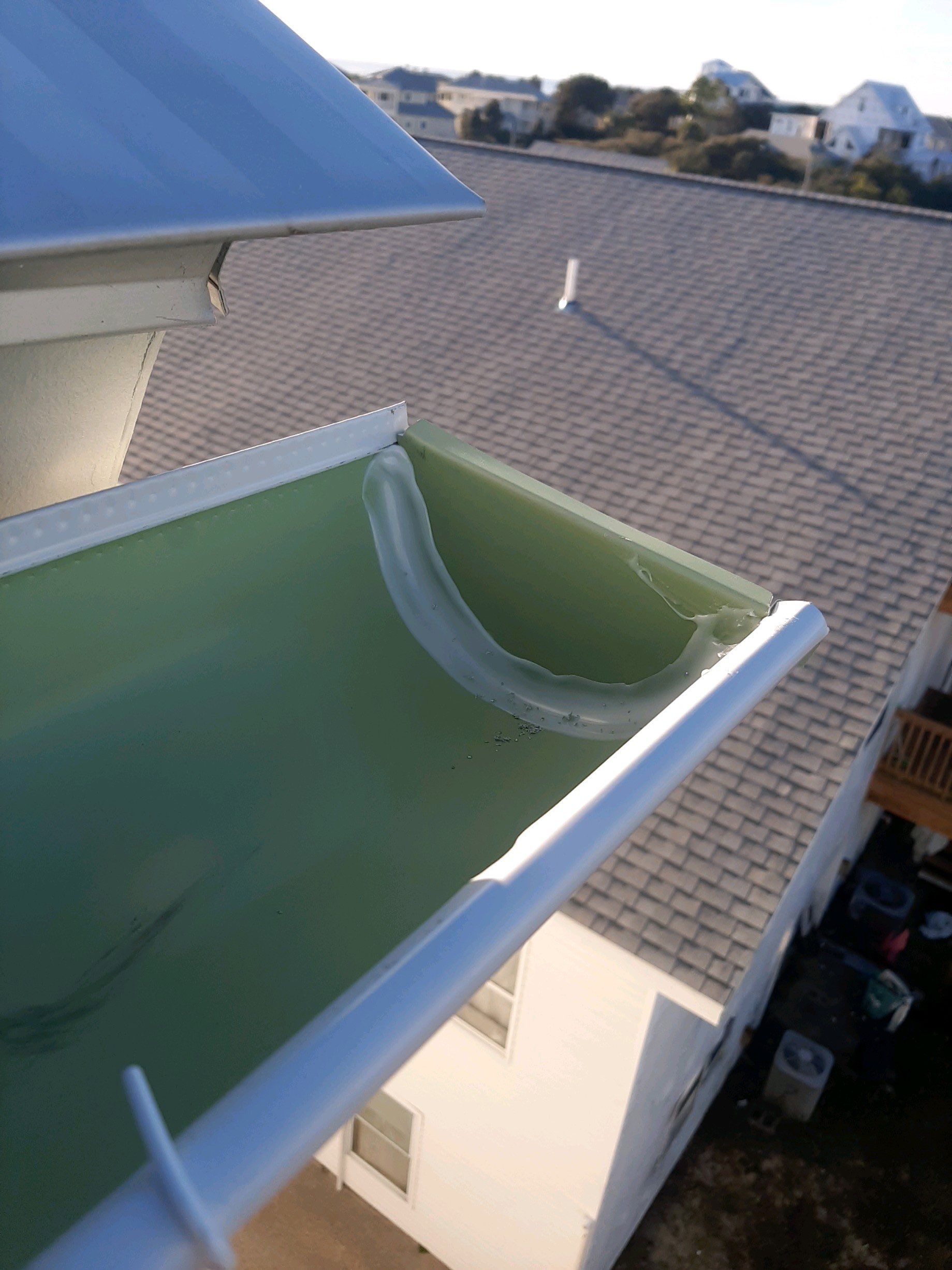Gutter Installation Using 6 Inch Seamless Aluminum Gutters by Gutter Professors