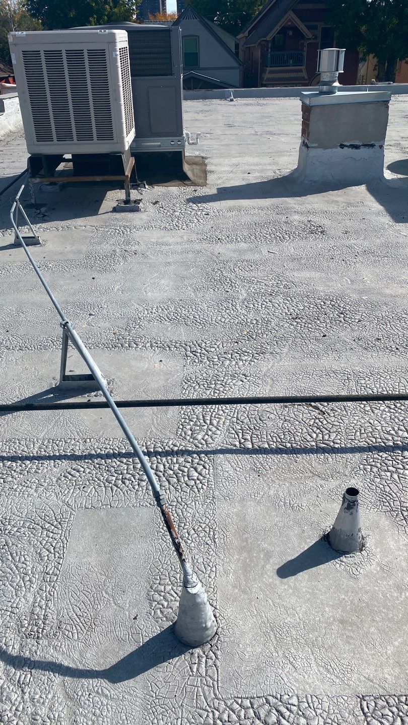  Commercial Roofing Installation using MuleHide .60 TPO - White-- Fully Adhered by A to Z Roofing