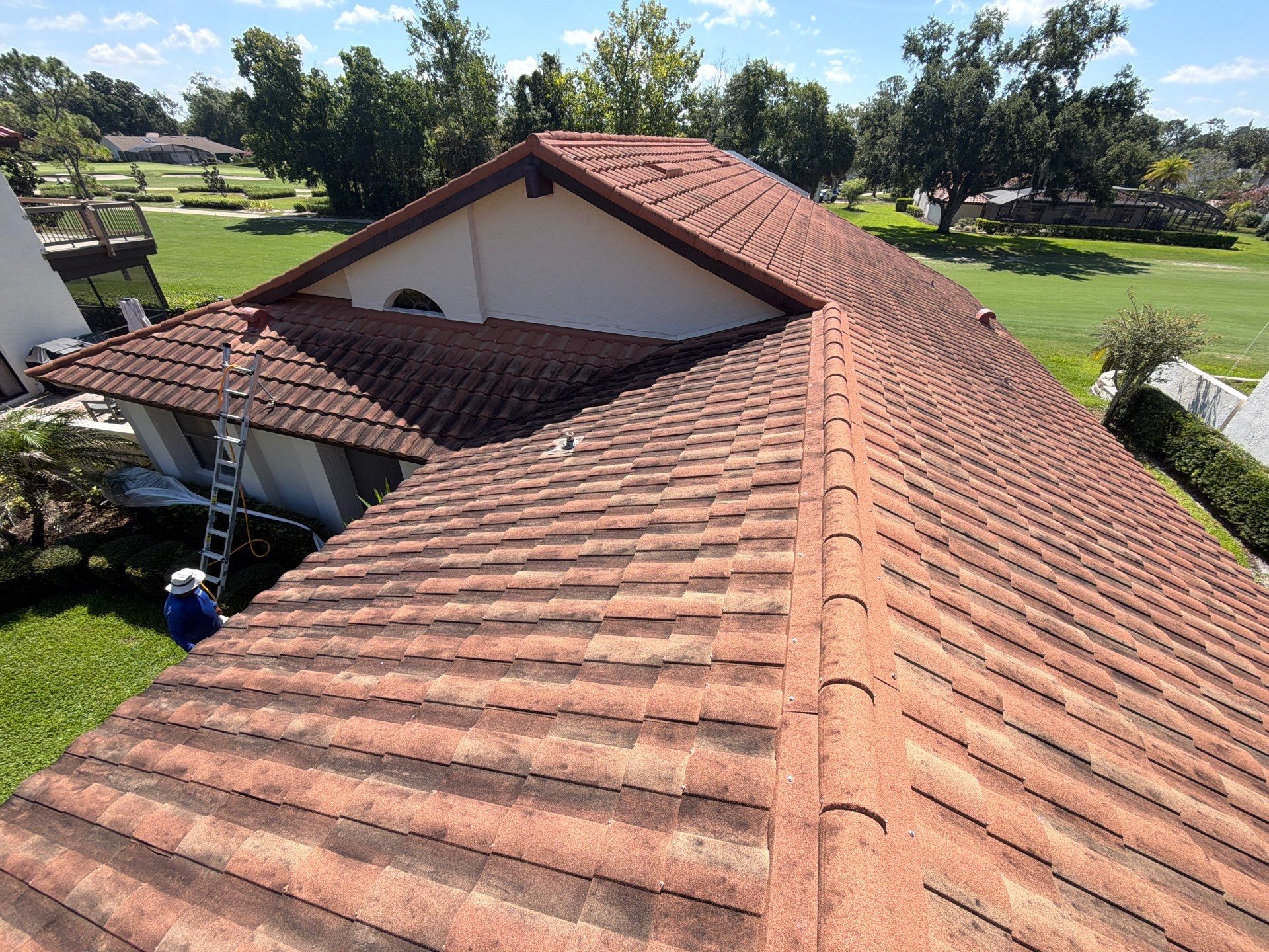 Tile Roof Cleaning in Orlando by Mallard Systems