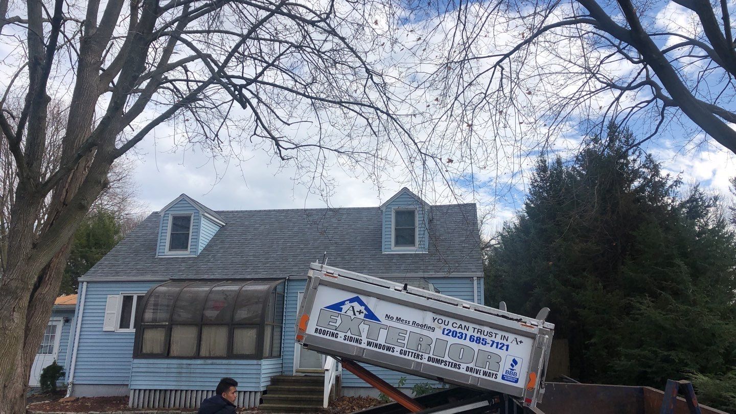 Residential Roofing Installation using Owens Corning TruDefinition Quarry Gray by A Plus Exterior