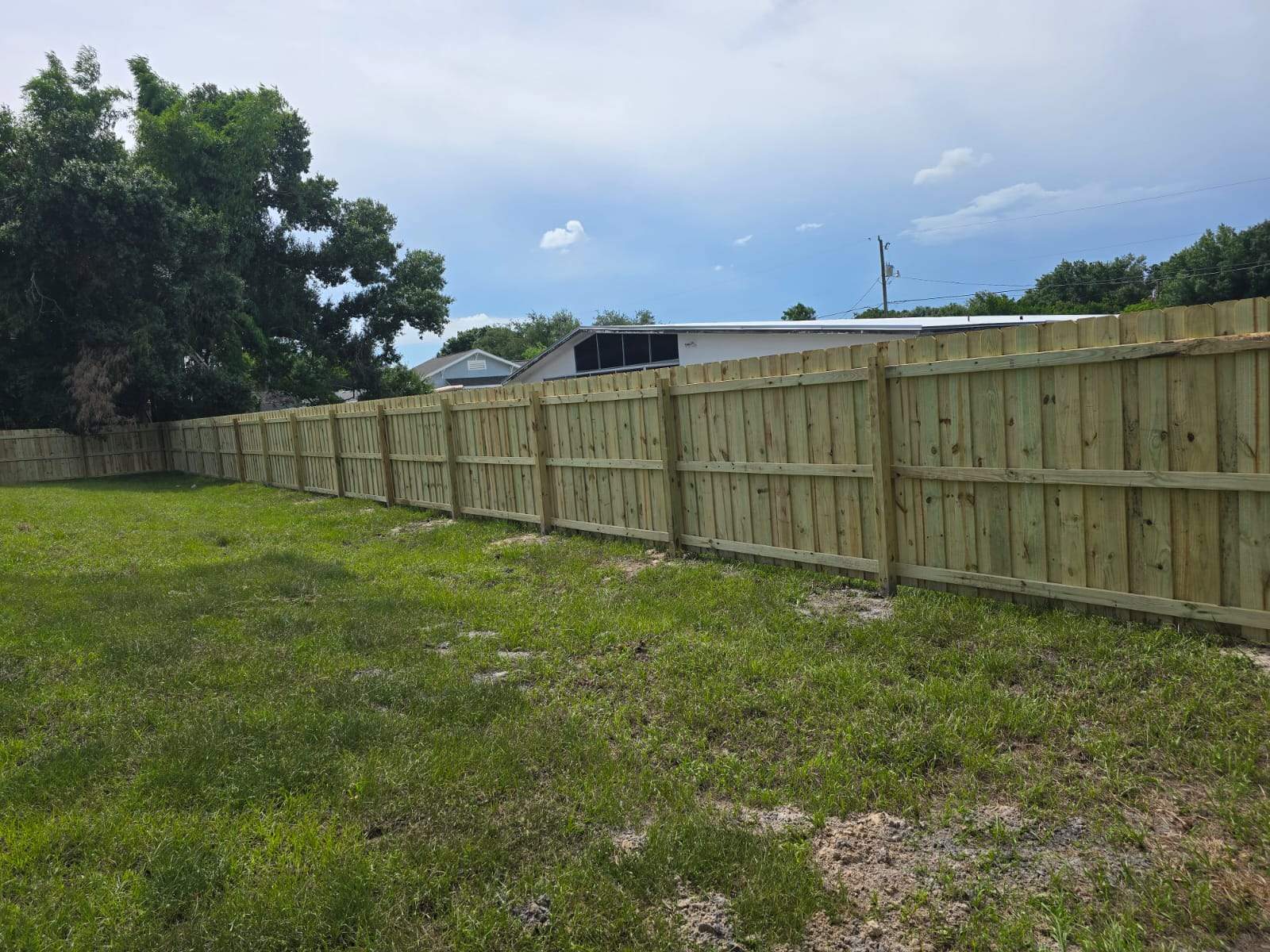 Custom Wood Privacy Fence and Gate Installation in Punta Gorda by True Fence LLC