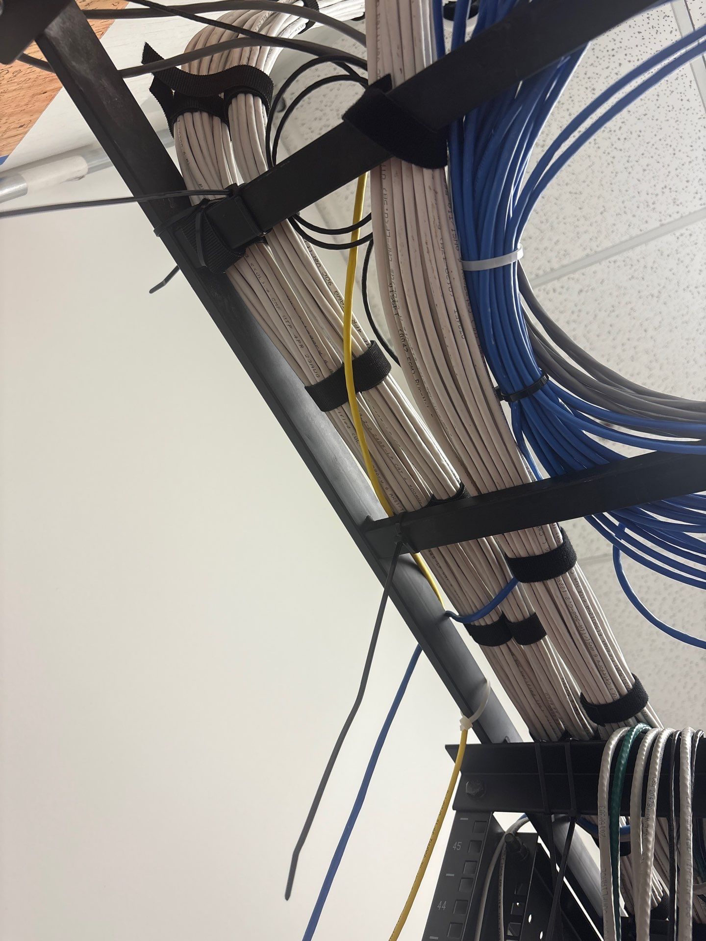 Cubicle Reconfiguration & Network Cabling Installation in Irvine by Ring and Ping Inc.
