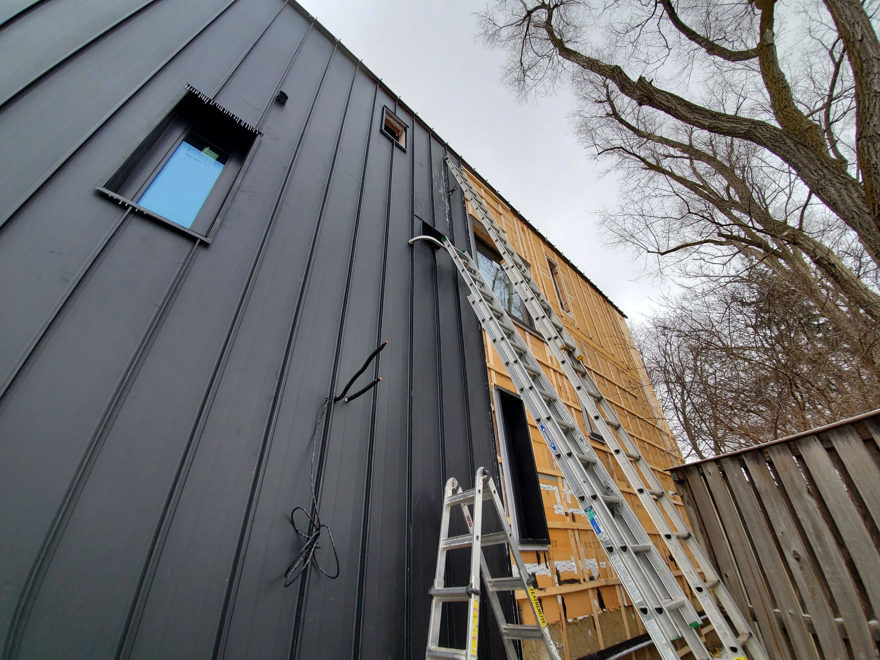 New Home Construction using 16" Standing Seam Panels by Jay Carter Roofing & Sheet Metal