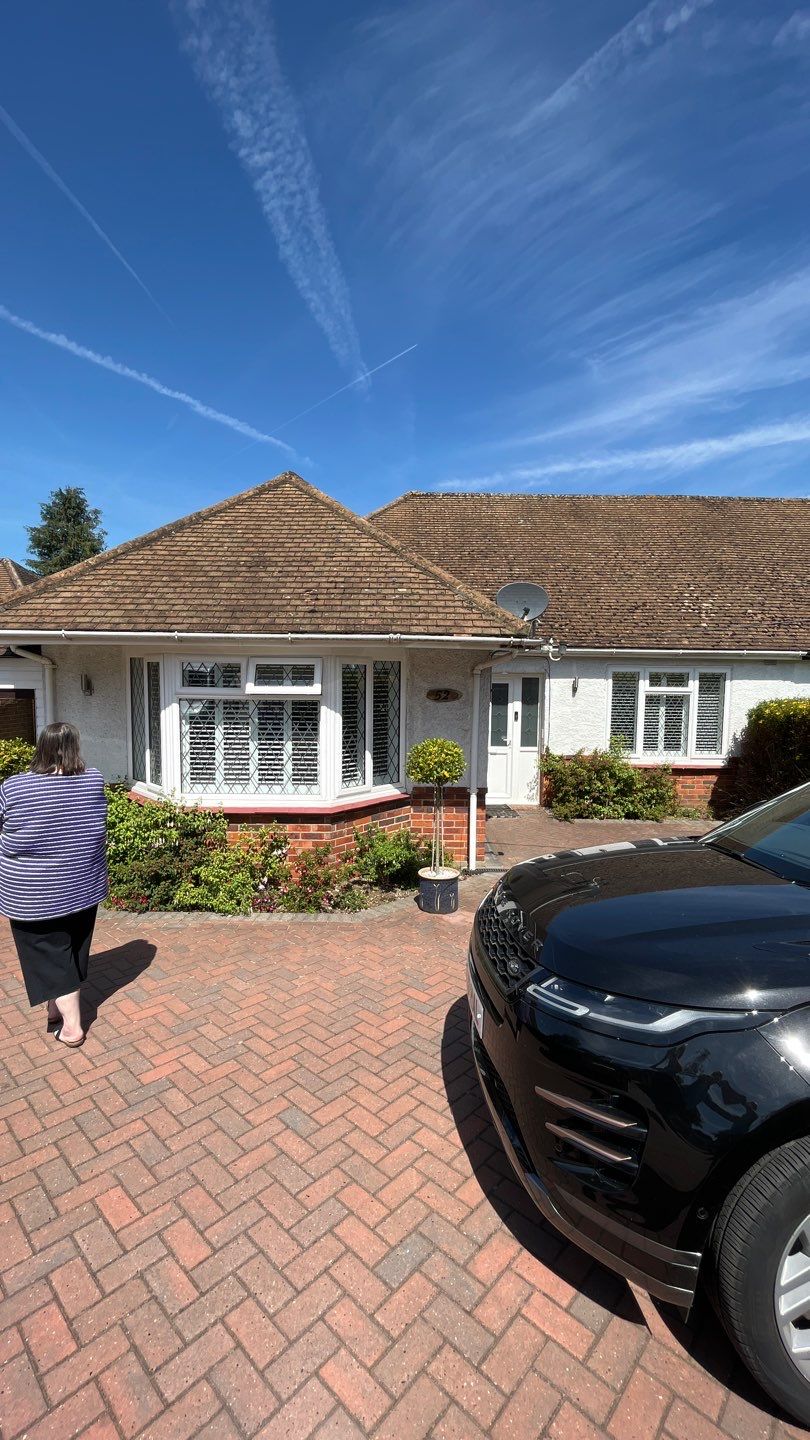 Roof Clean - Render Clean using Honda 15lpm Low Pressure Washing Machine by Ges Exterior Cleaning ltd