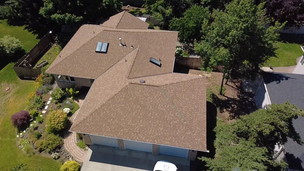 Architectural Shingle Roof Replacement and Skylight Installation N F St Spokane, WA 99208 The Denali System - 5-Star SureStart PLUS Coverage - CertainTeed Landmark® Shingle- Resawn Shake by Alpine Roofing