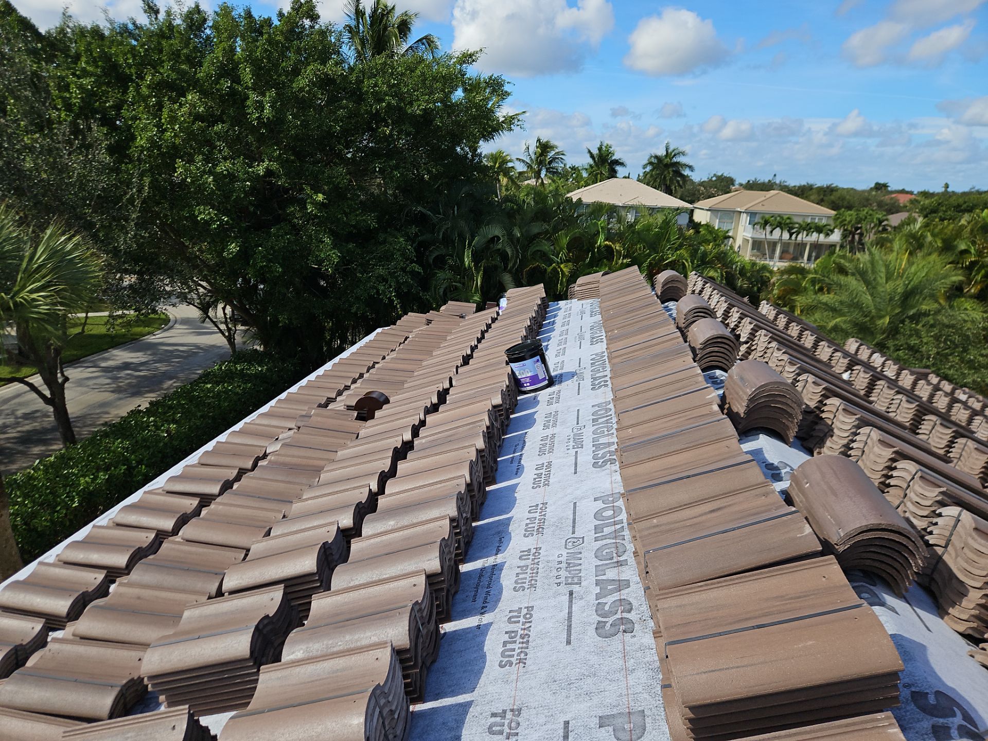 Residential Roofing Installation using WestLake Roofing Tile by BLUES BROTHERS ROOFING