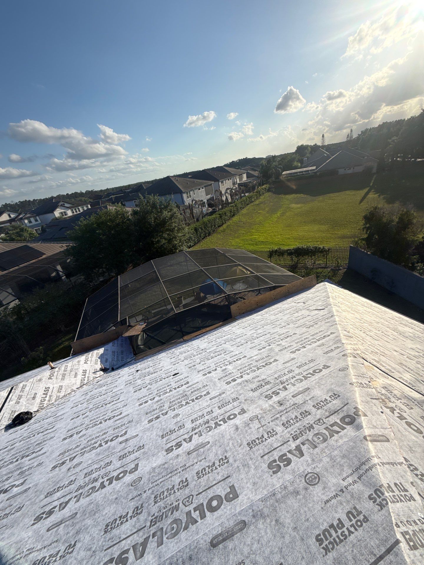 Concrete Tile Roof Replacement Using Polystick TU Plus in Orlando by Fortified Roofing Solutions Corp.