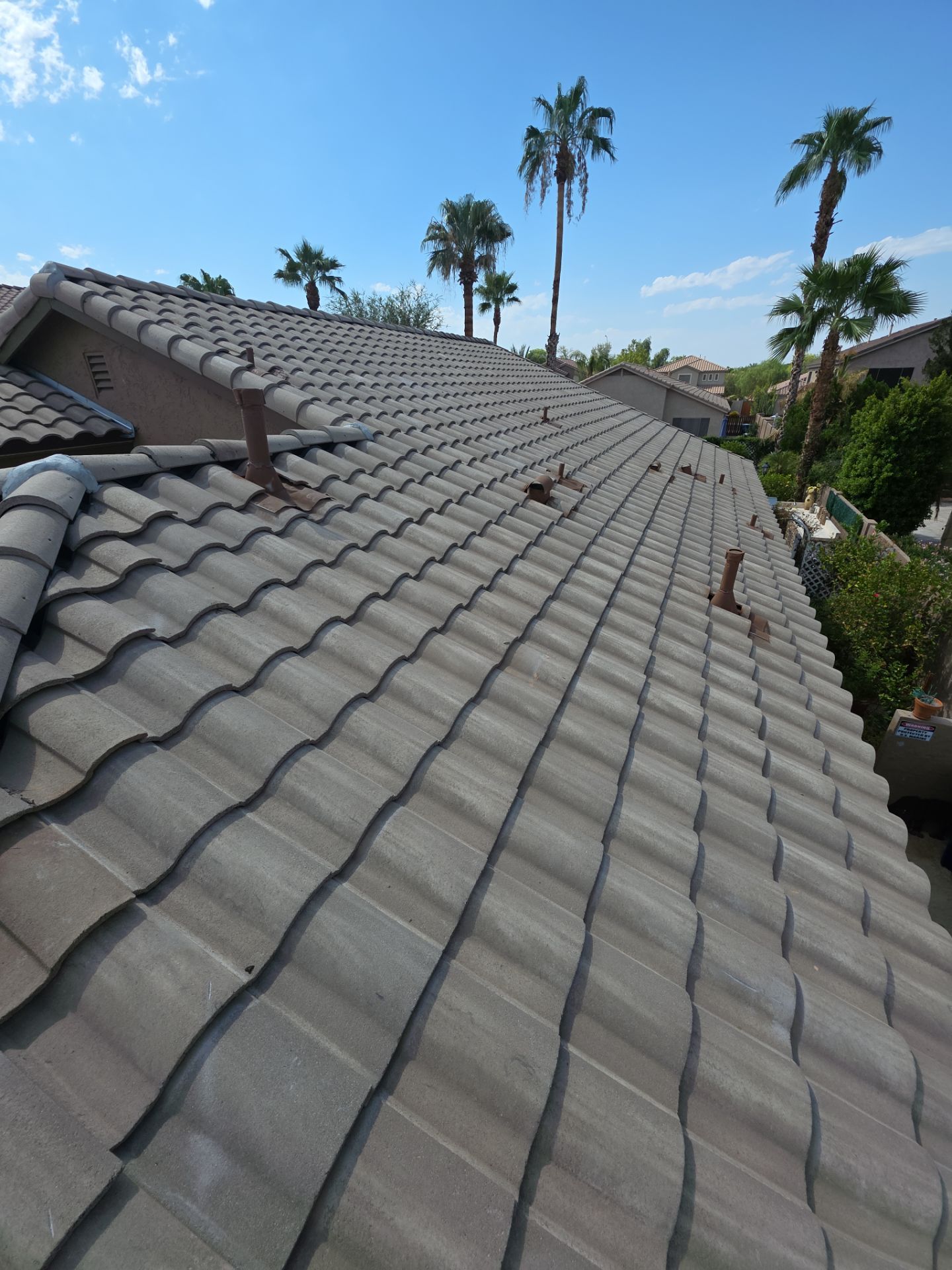 New tile reset for this beautiful home in Chandler by Weather-Tite Roofing