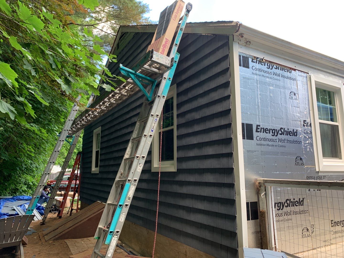 Siding Installation using Certainteed Cedar Impressions by A Plus Exterior