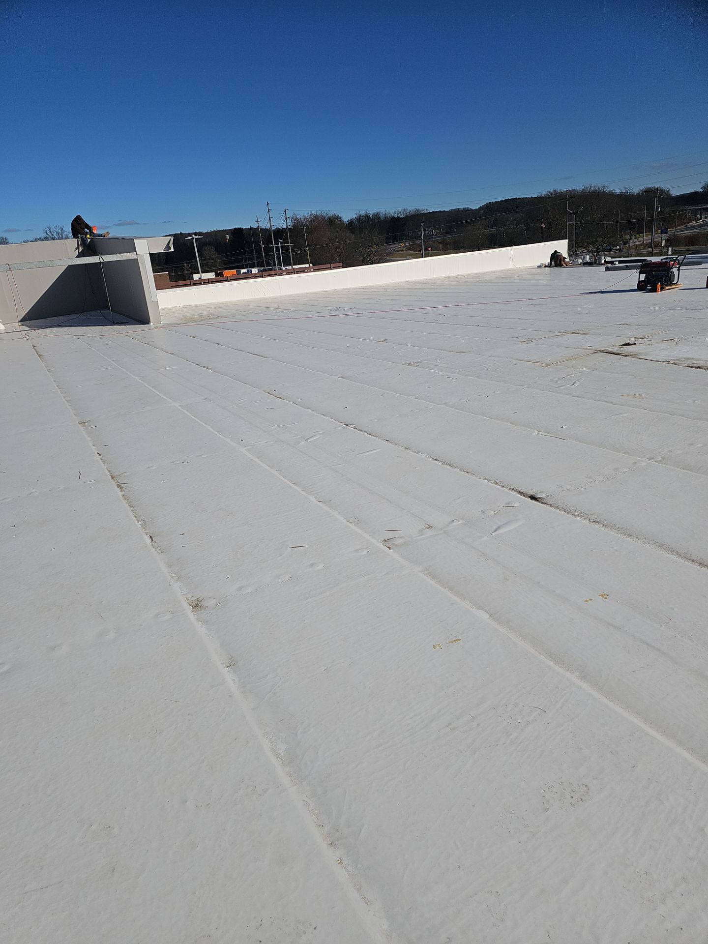 Commercial Roofing Installation using Insulated roof and wall panels by Nitro Roofing and Construction