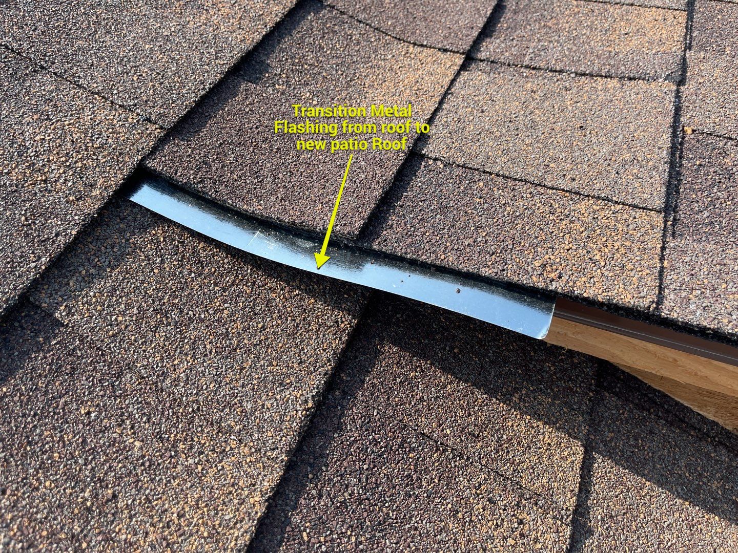 New Patio Addition for a current Client by First United Roofing & Construction