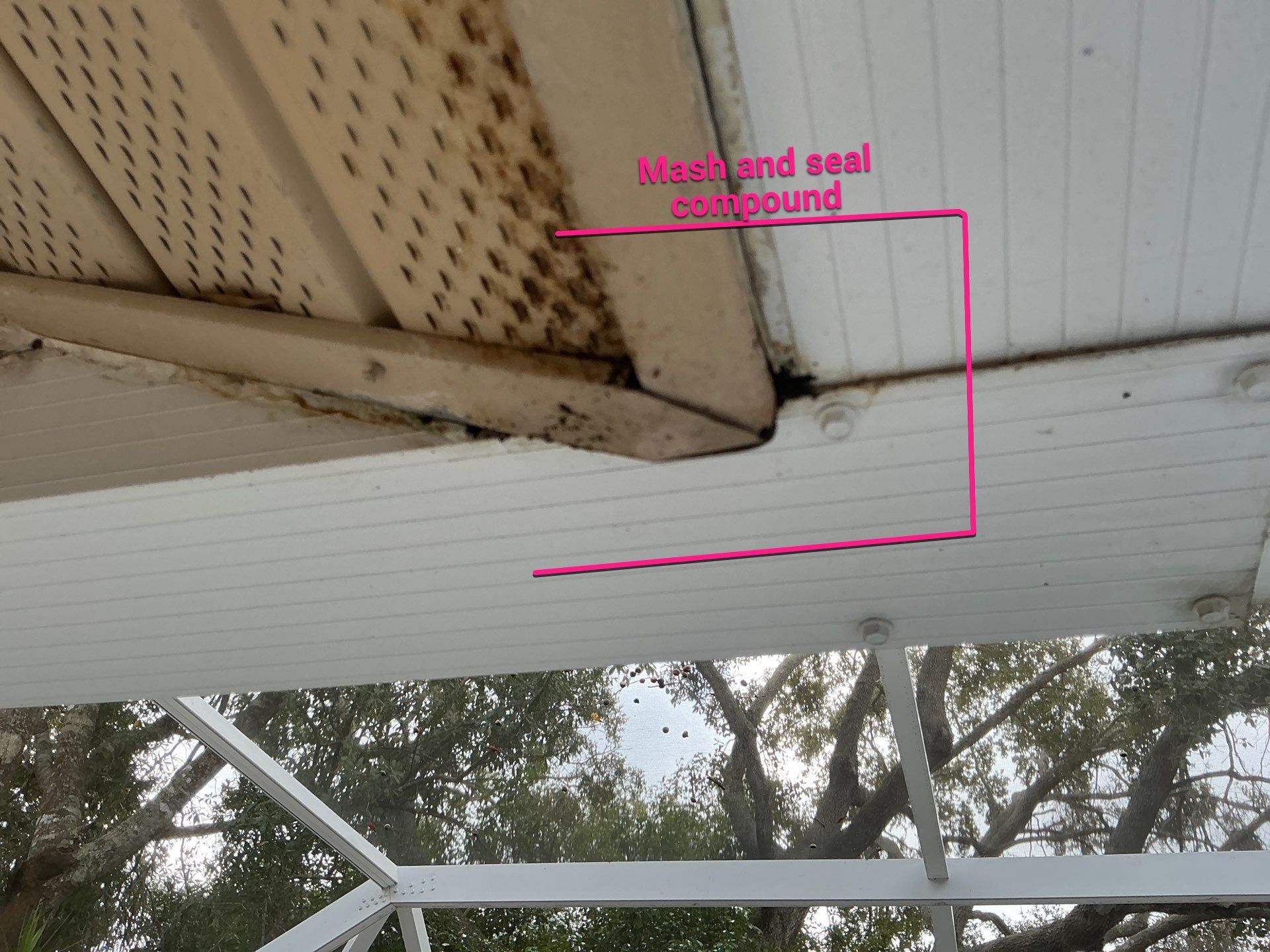 Seamless Aluminum Gutter Installation using 6 Inch Seamless Gutters in Sarasota FL by Gutter Professors
