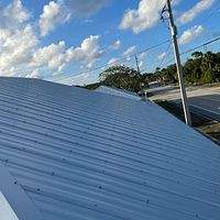 24ga 5V Crimp Mill Finish  by Total Roofing System The Metal Roof Experts