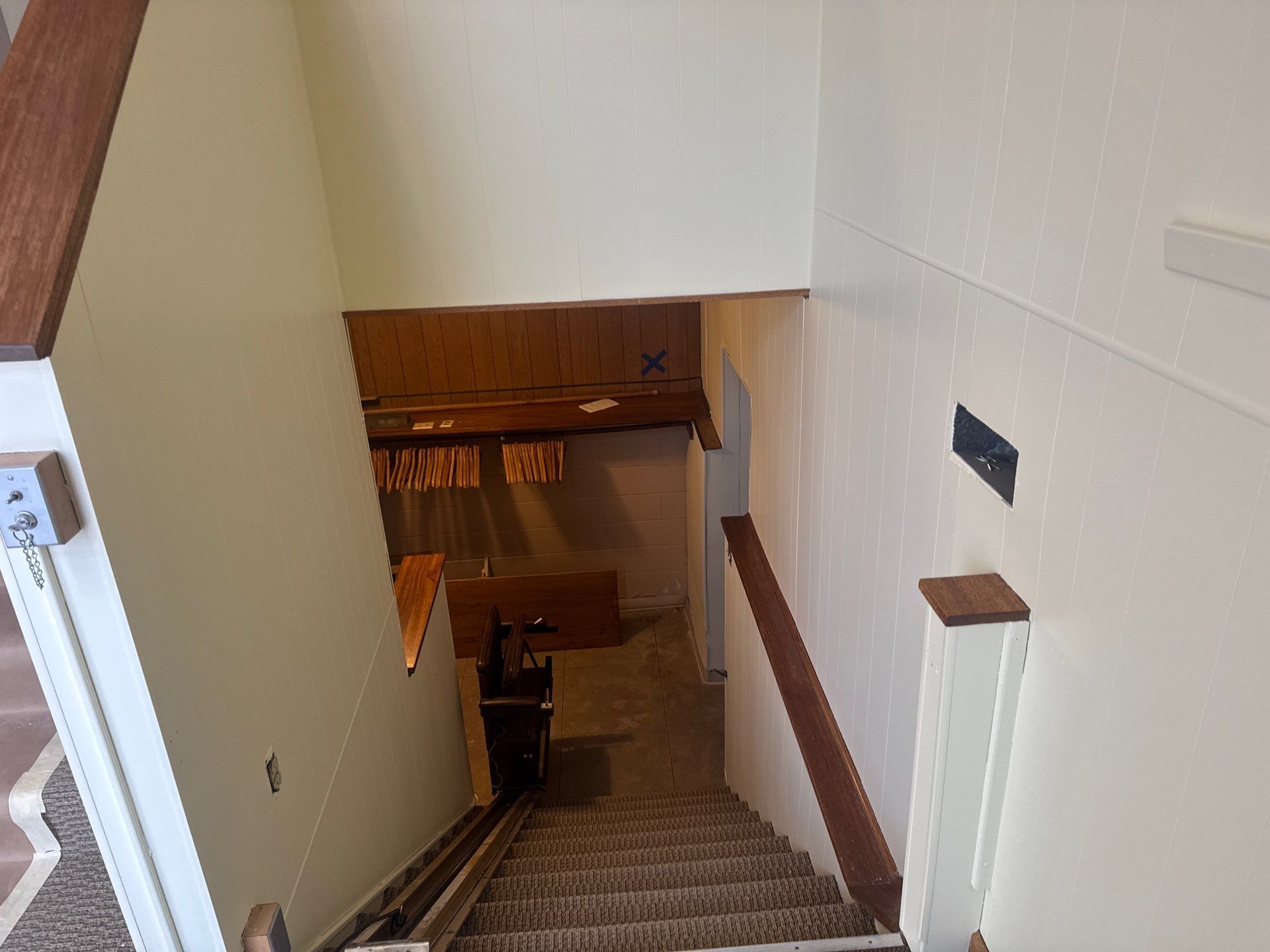 Interior Stairwell Transformation – Before & After by Midwest Paint LLC