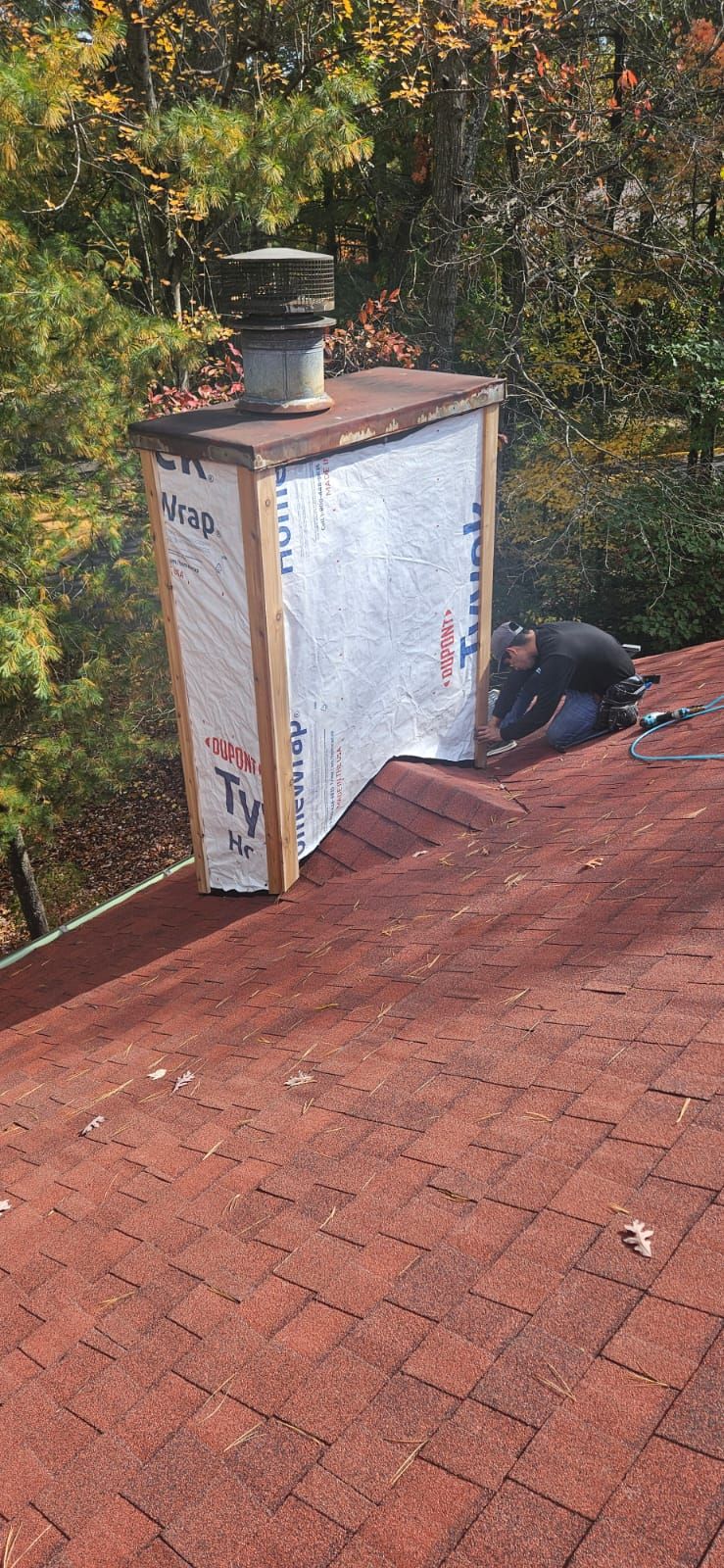 Reston: Residential Roof Replacement with CertainTeed Landmark Pro Designer Shingles in Max Def Red Oak by RM Banning, Inc.