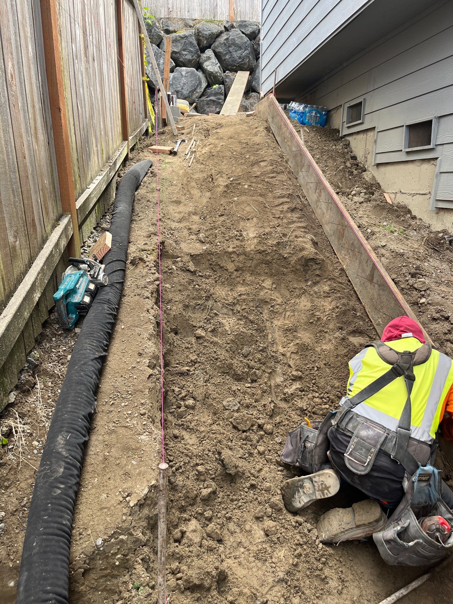 Jireh Outdoor Projects | Concrete Stair Repair and Retaining Wall by Jireh Asphalt & Concrete Inc 