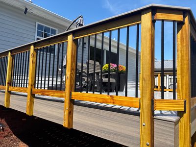 Wood Deck using Wood Sealant