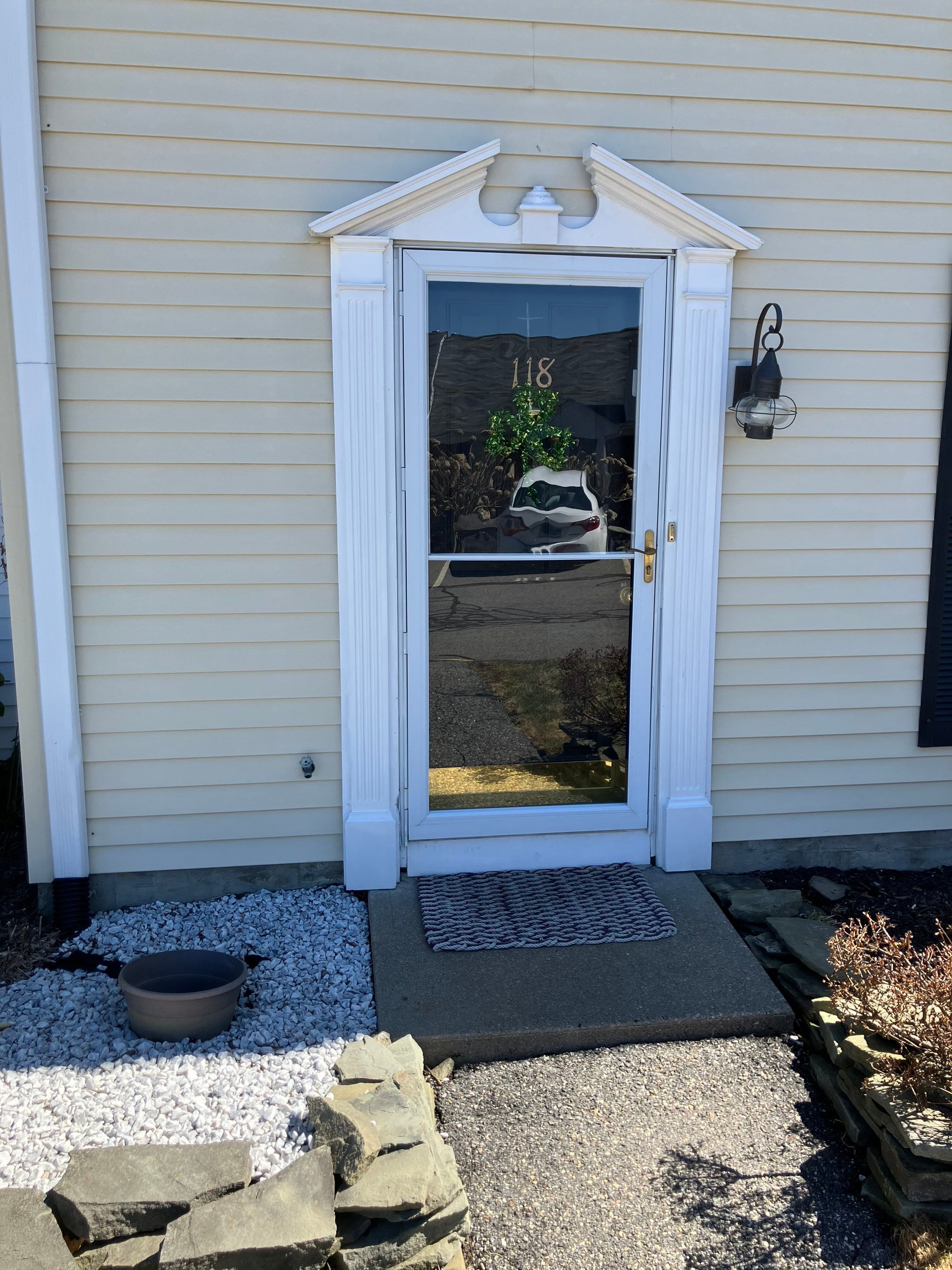 Storm Door Replacement by DiGiorgi Roofing and Siding Inc