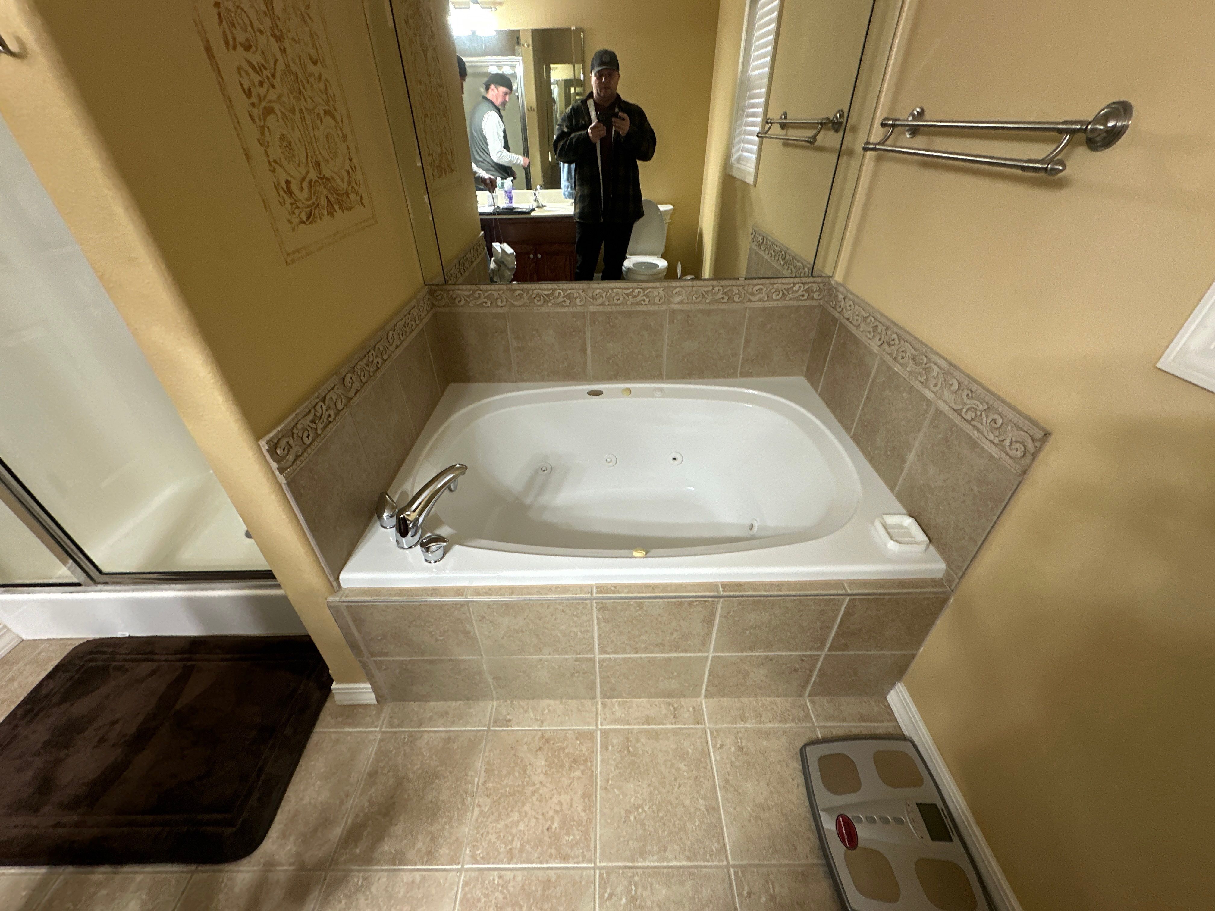 Master Bathroom Remodel for Retired Veteran by Kitchen Works LLC