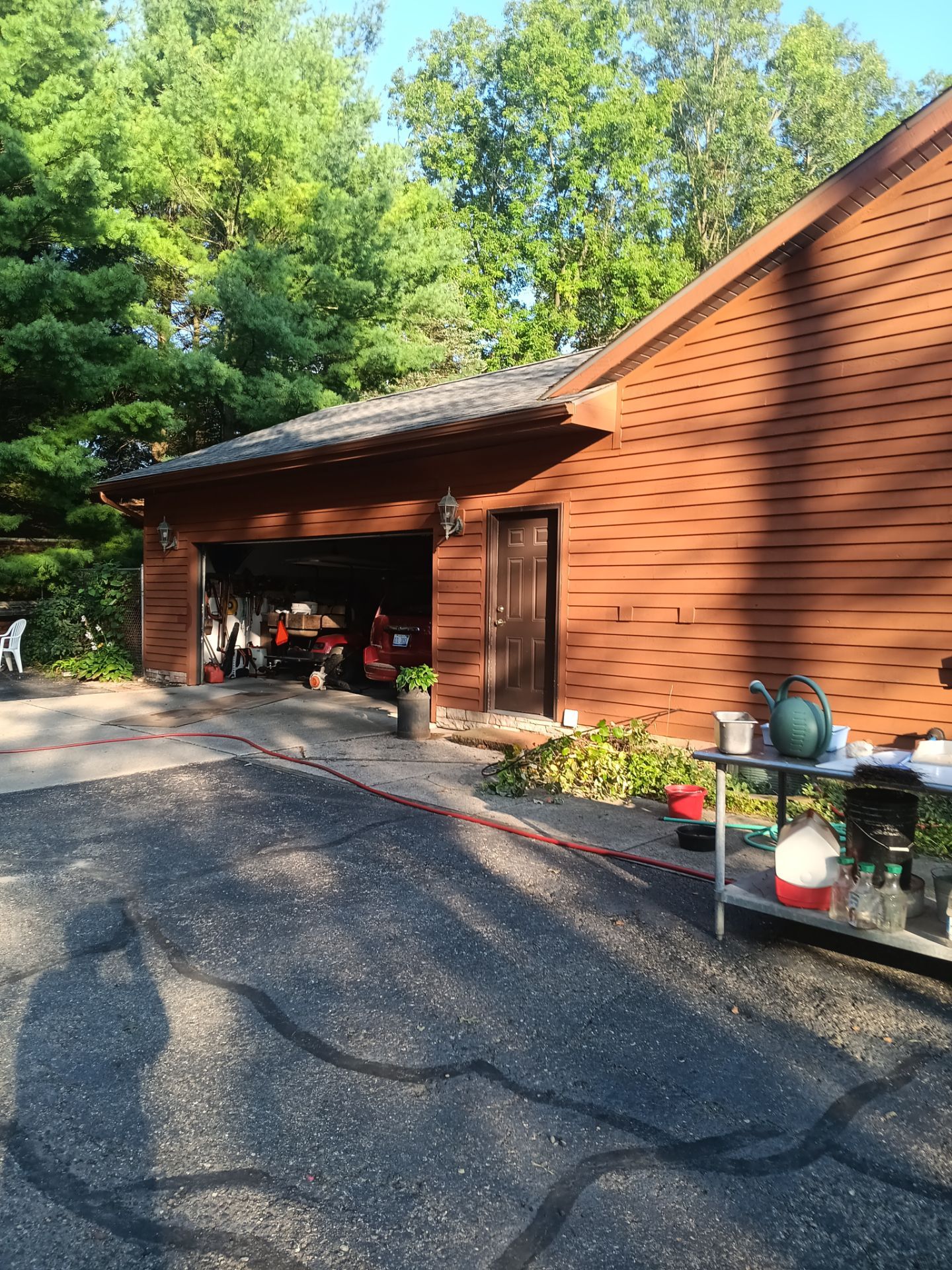 Color update with exterior staining and painting by Gordon Painting