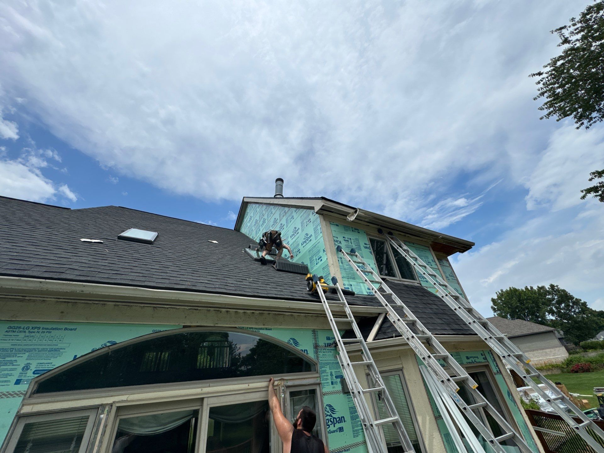 Siding Replacement using Alside Mountain Fern by 180 Contractors