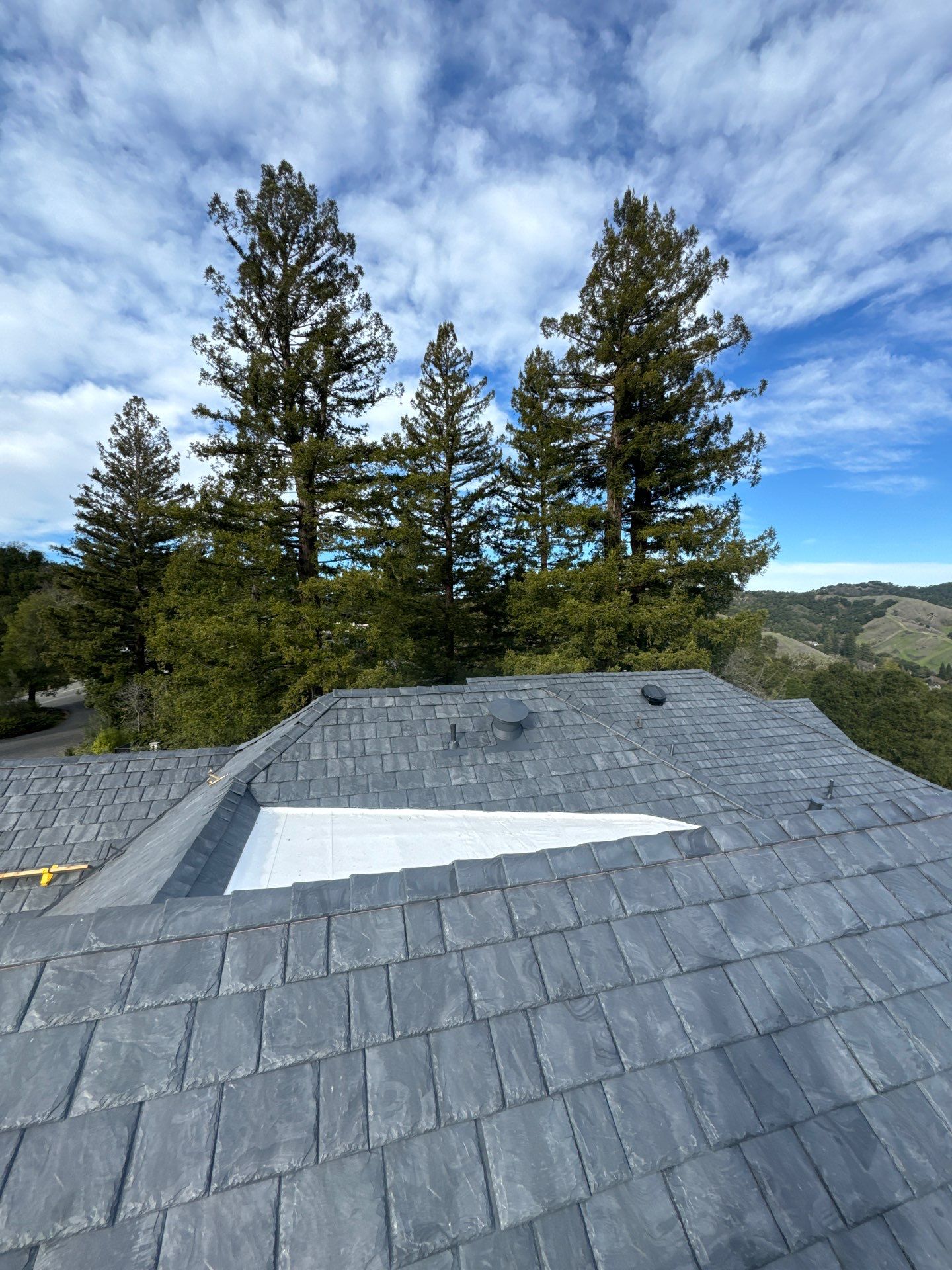 Residential Roofing Installation using Slate by Acker Roofing