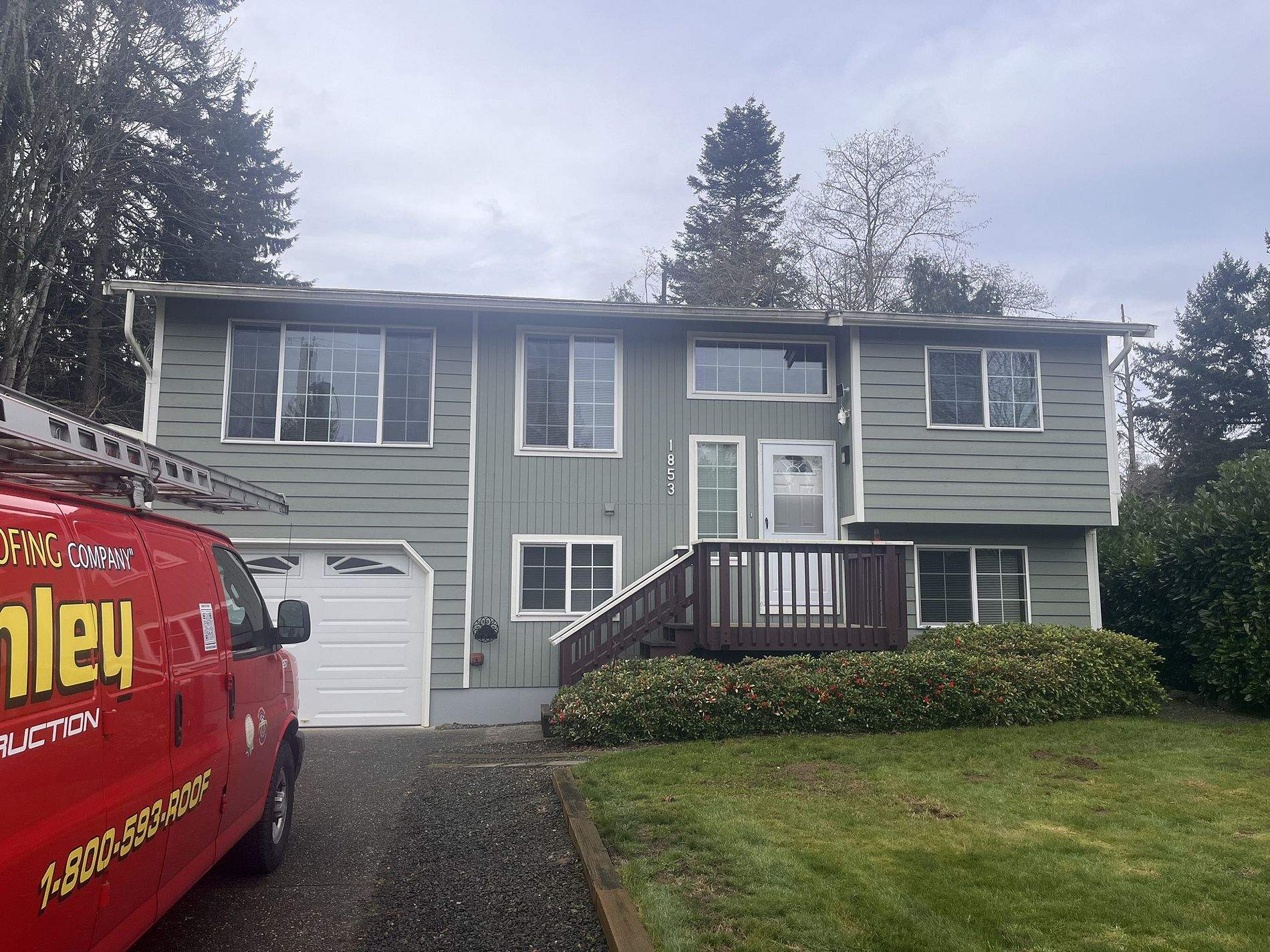 Residential Gutter Replacement in Poulsbo, WA by Hanley Construction