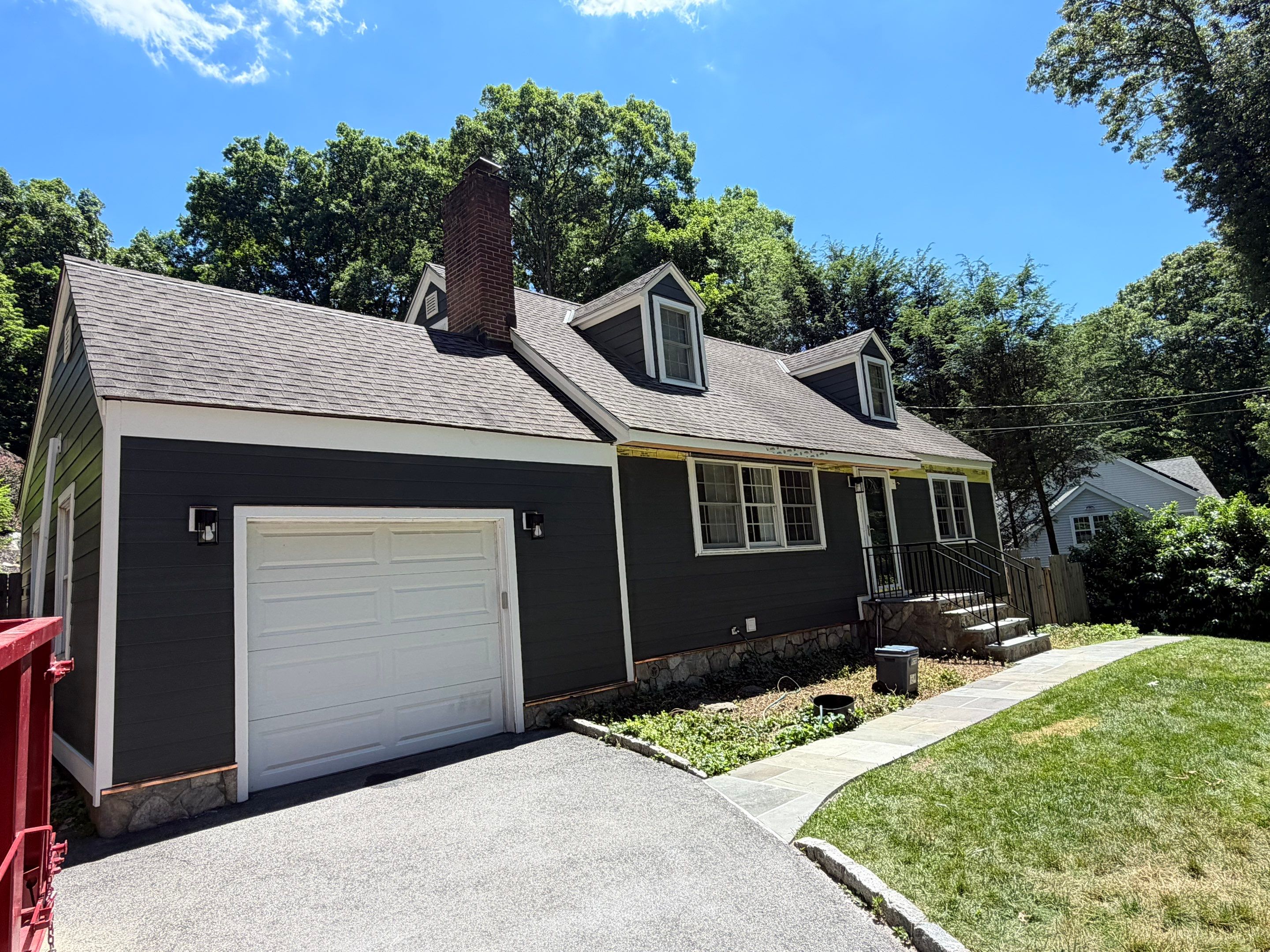 Iron Gray Siding Remodel in Chappaqua, NY by Ideal Siding