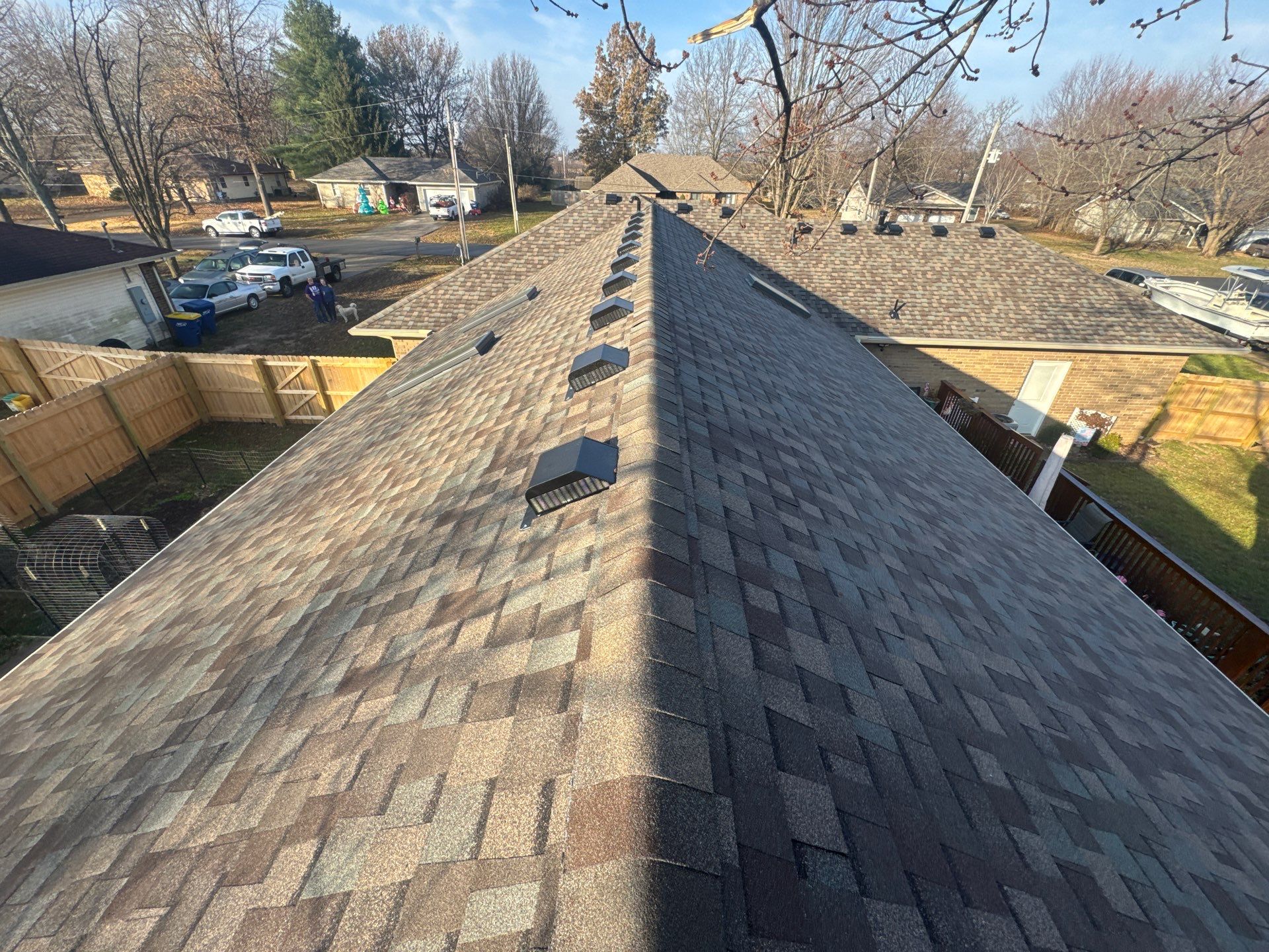 Residential Multi Structure Roof & Gutter Guards Install  by Titan Commercial & Residential Roofing 