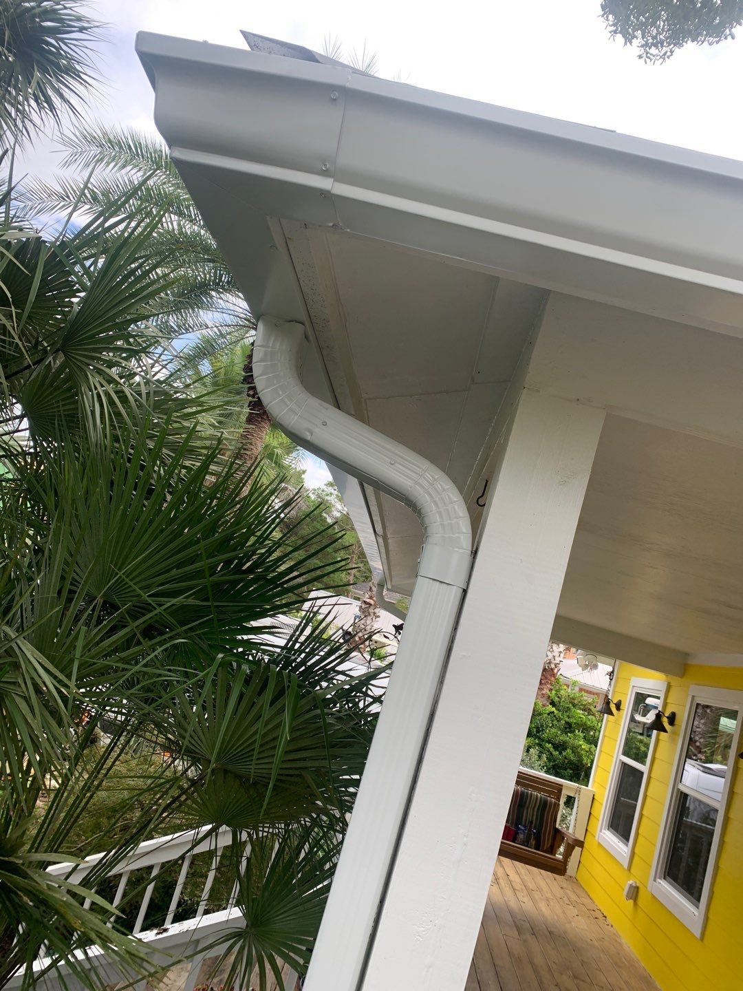 Downspout Installation + Gutter Guards in Santa Rosa FL by Gutter Professors