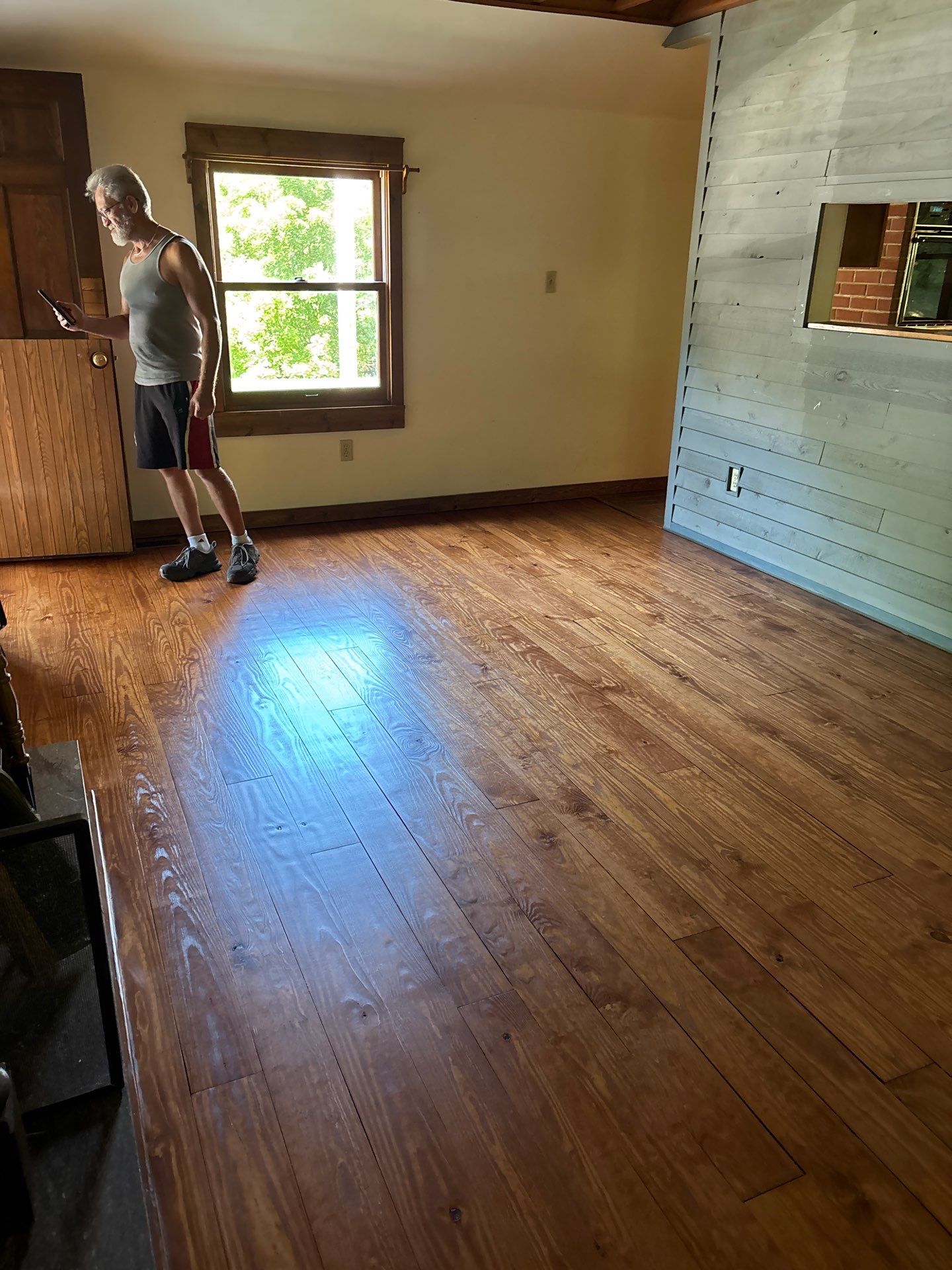 Hardwood Floor Sanding and Refinishing Project in Walton, Kentucky by Footprints Floors Kentucky
