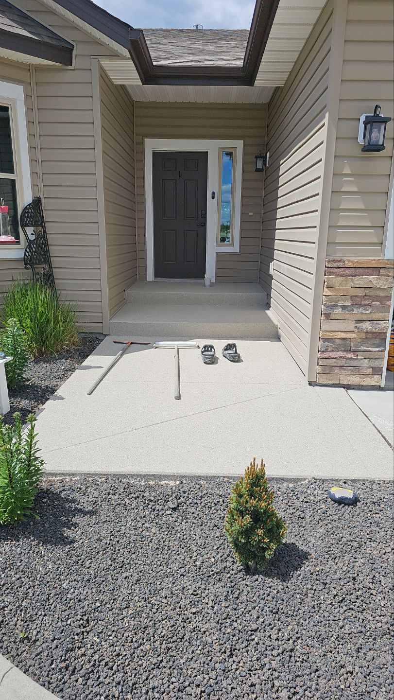 Patio Transformation using Santa Fe Hybrid by Croc Coatings, LLC