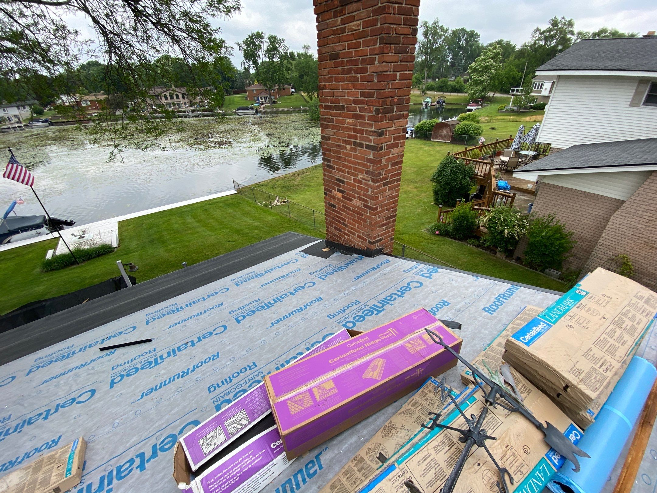 Roof Replacement using CertainTeed Landmark by 180 Contractors