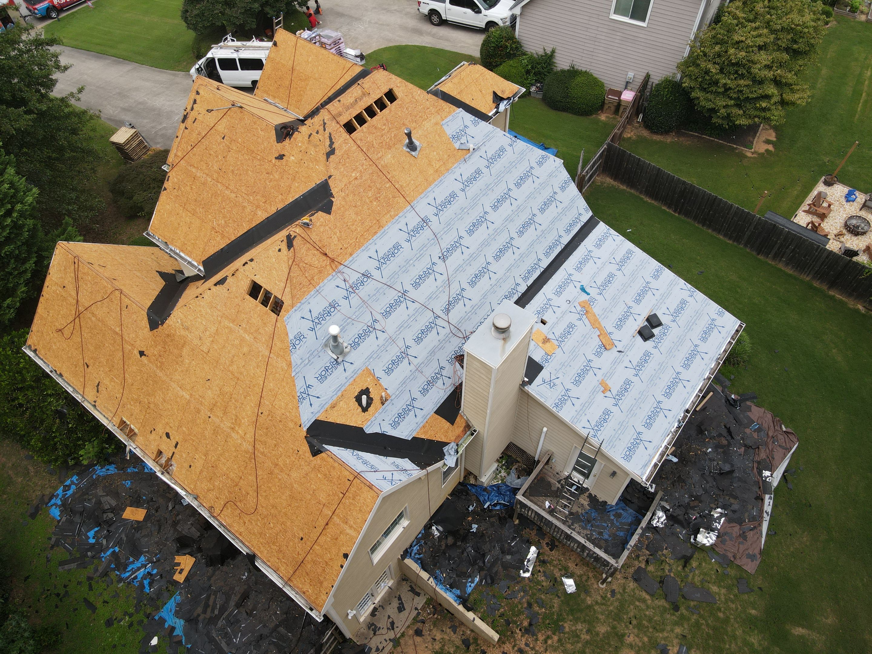 Residential Roofing Installation using Owens Corning by Inspector Roofing and Restoration