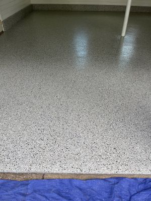 Garage Floor Coating using Cabin Fever