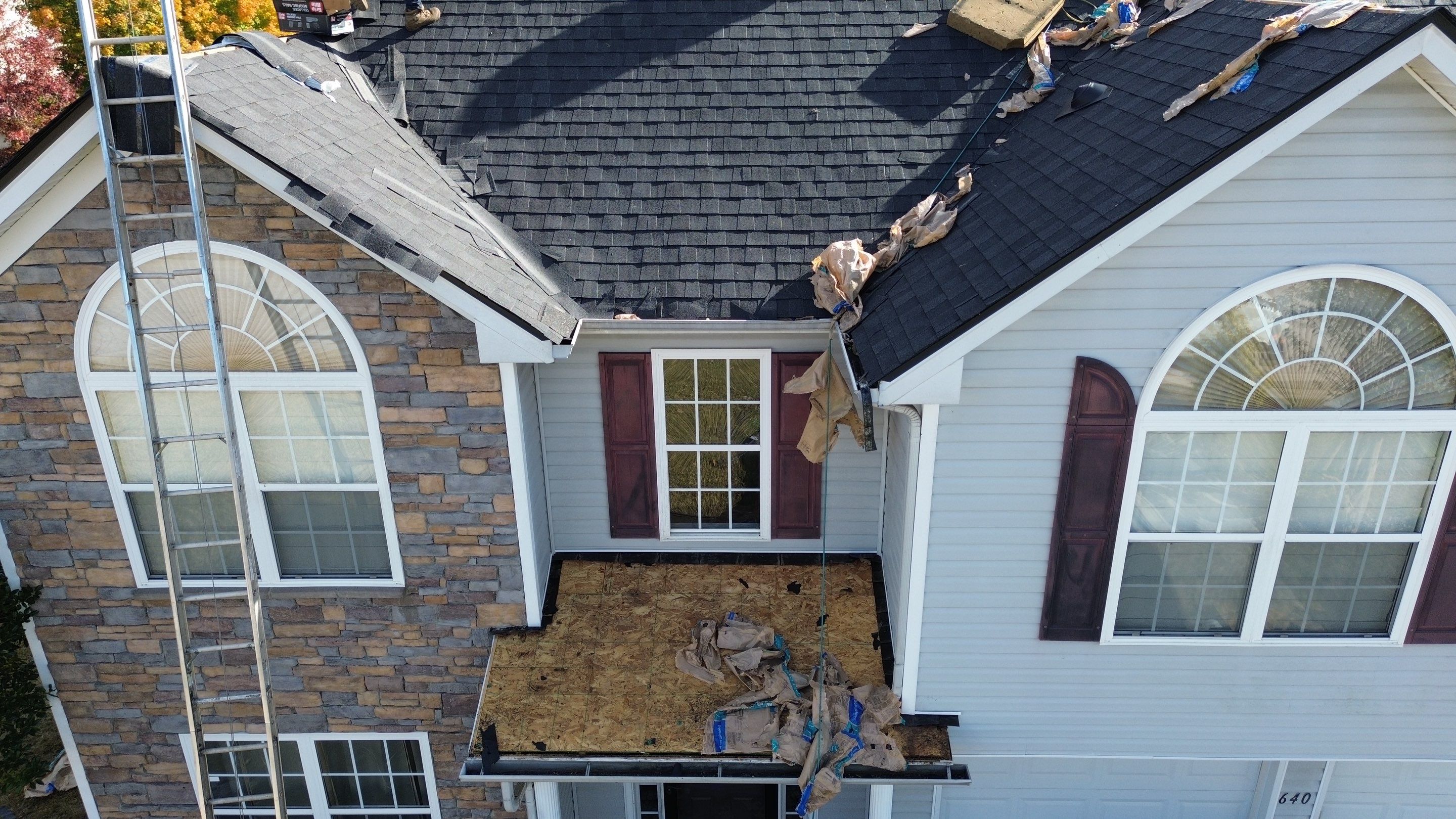 Roof replacement by hail damage by Just Brilliant Restoration JBR