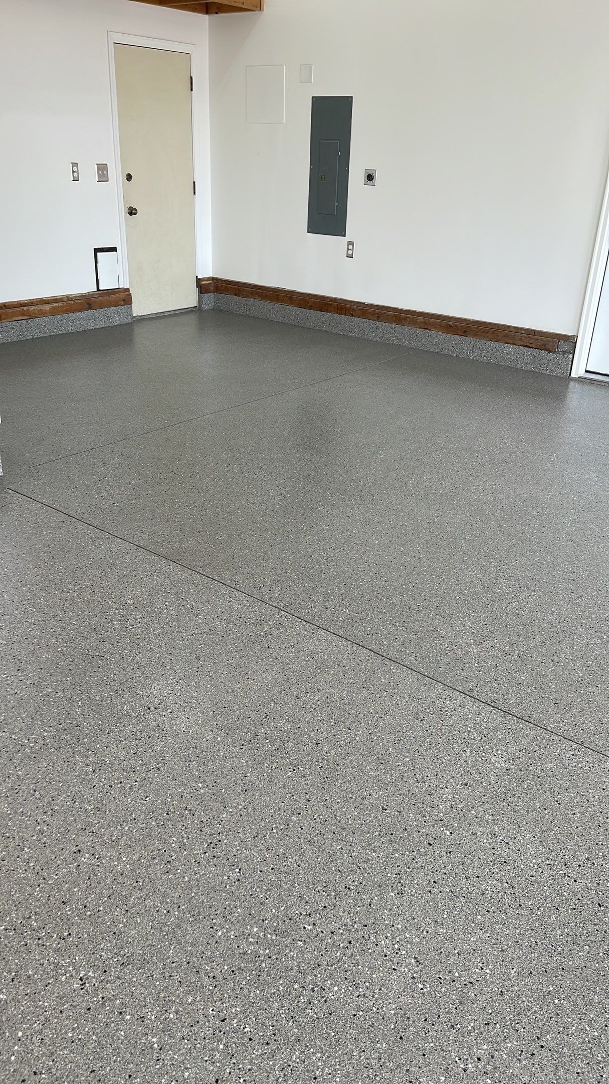 Garage, Walkway and Shop Transformation using Shale Hybrid by Croc Coatings, LLC