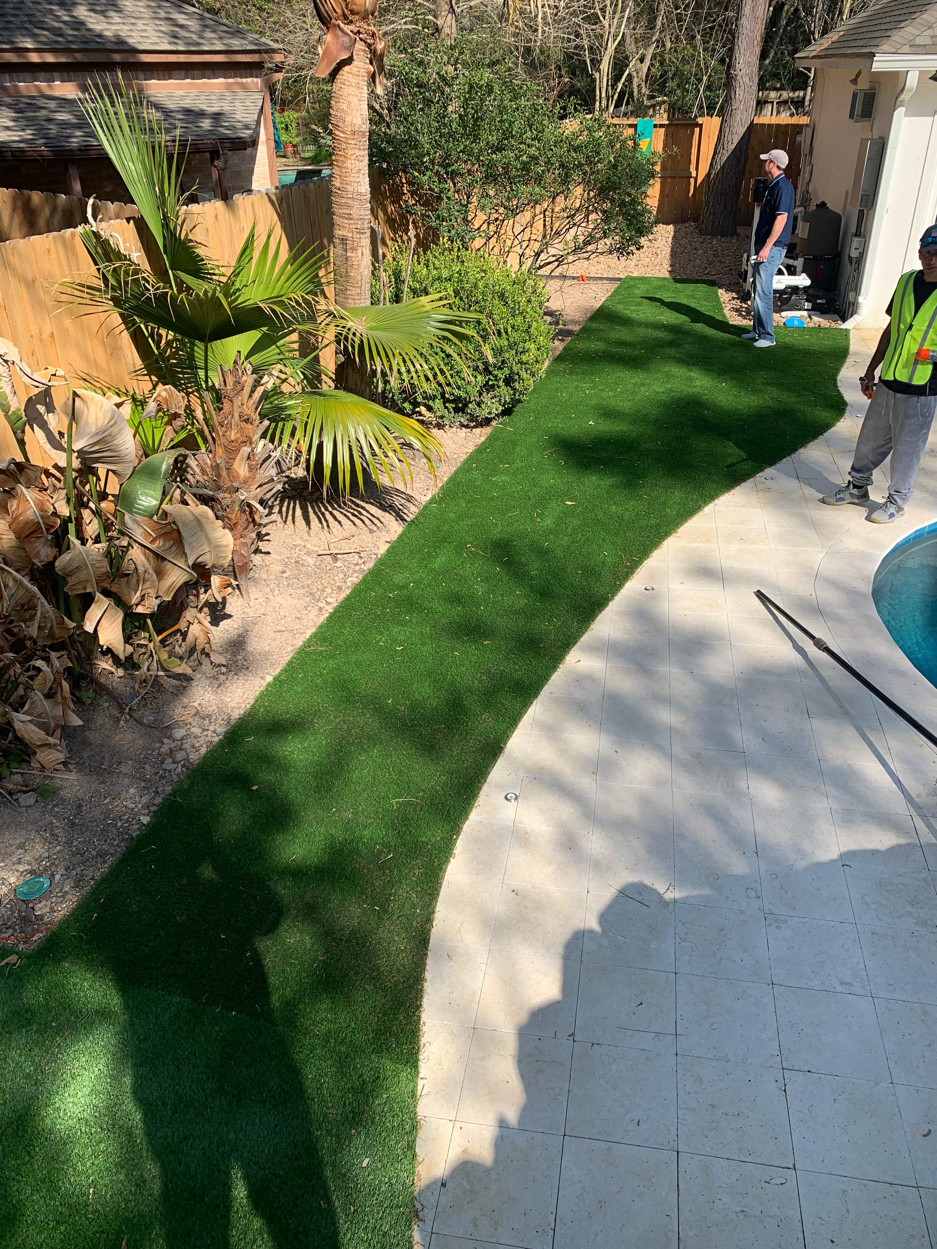 💧🏡 Project Spotlight: From Garage Flooding to Poolside Paradise for Mr. Stewart by Texas Urban Elements