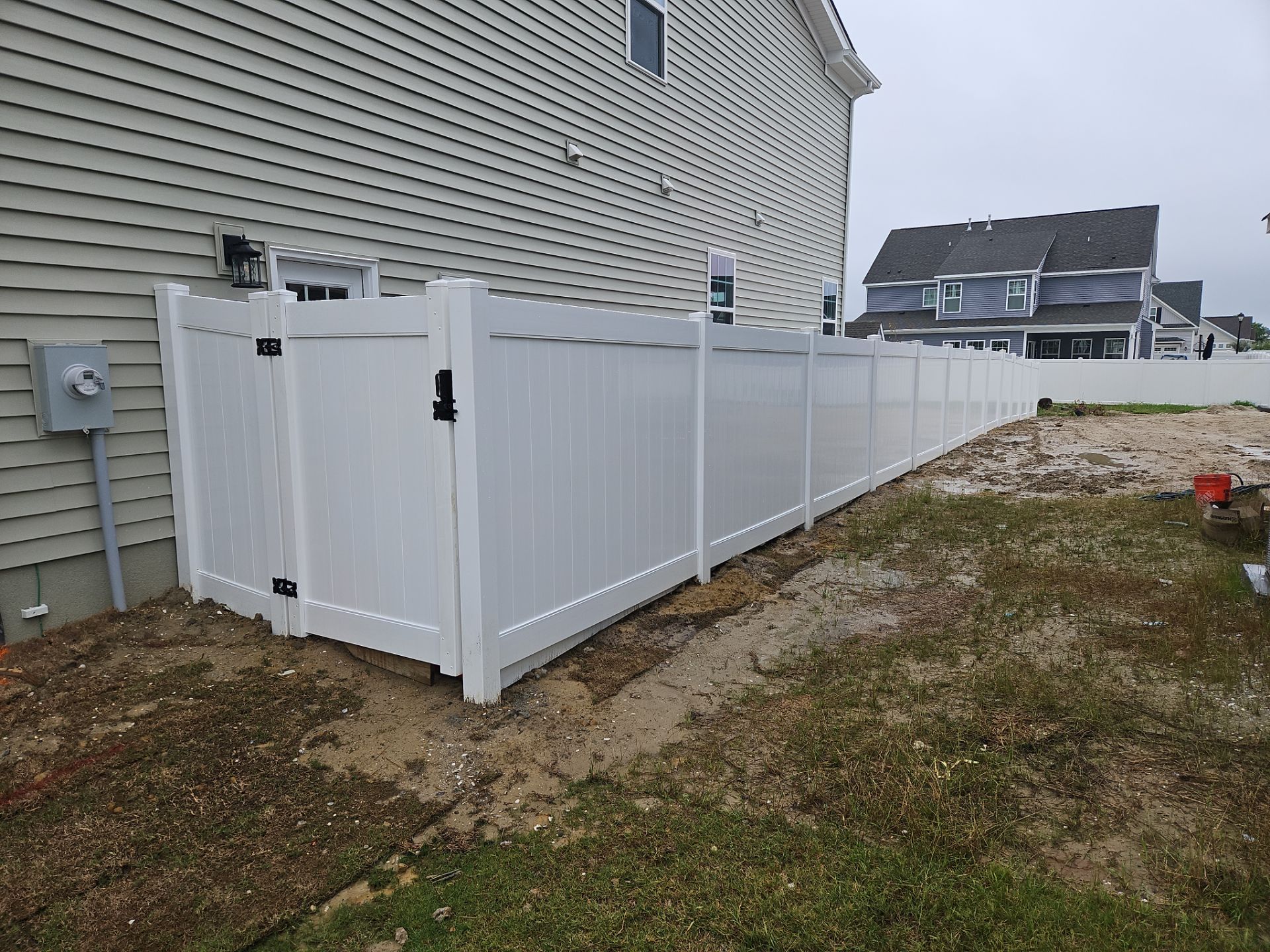 Clean Lines. Lasting Strength. by Tidewater Fence