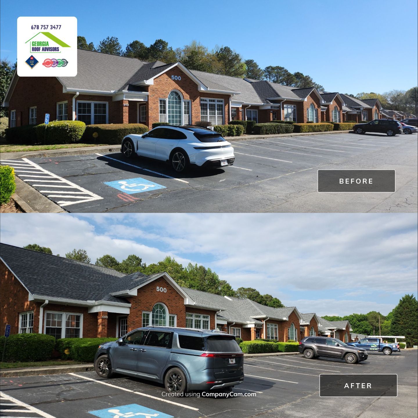 We also handle commercial projects! by Georgia Roof Advisors