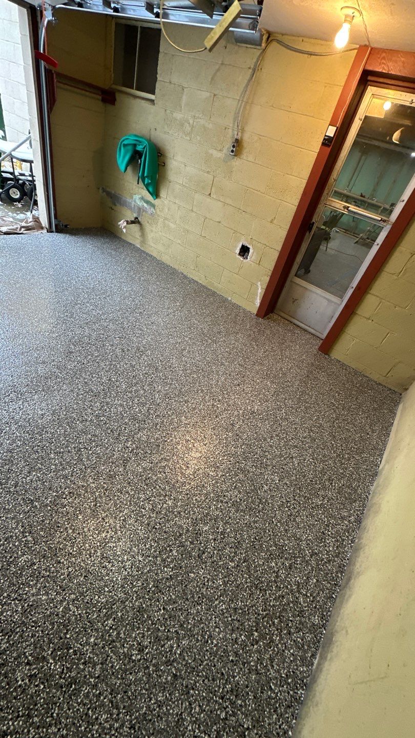 Basement + Garage Project in Pittsburgh by Floors in a Day, Inc