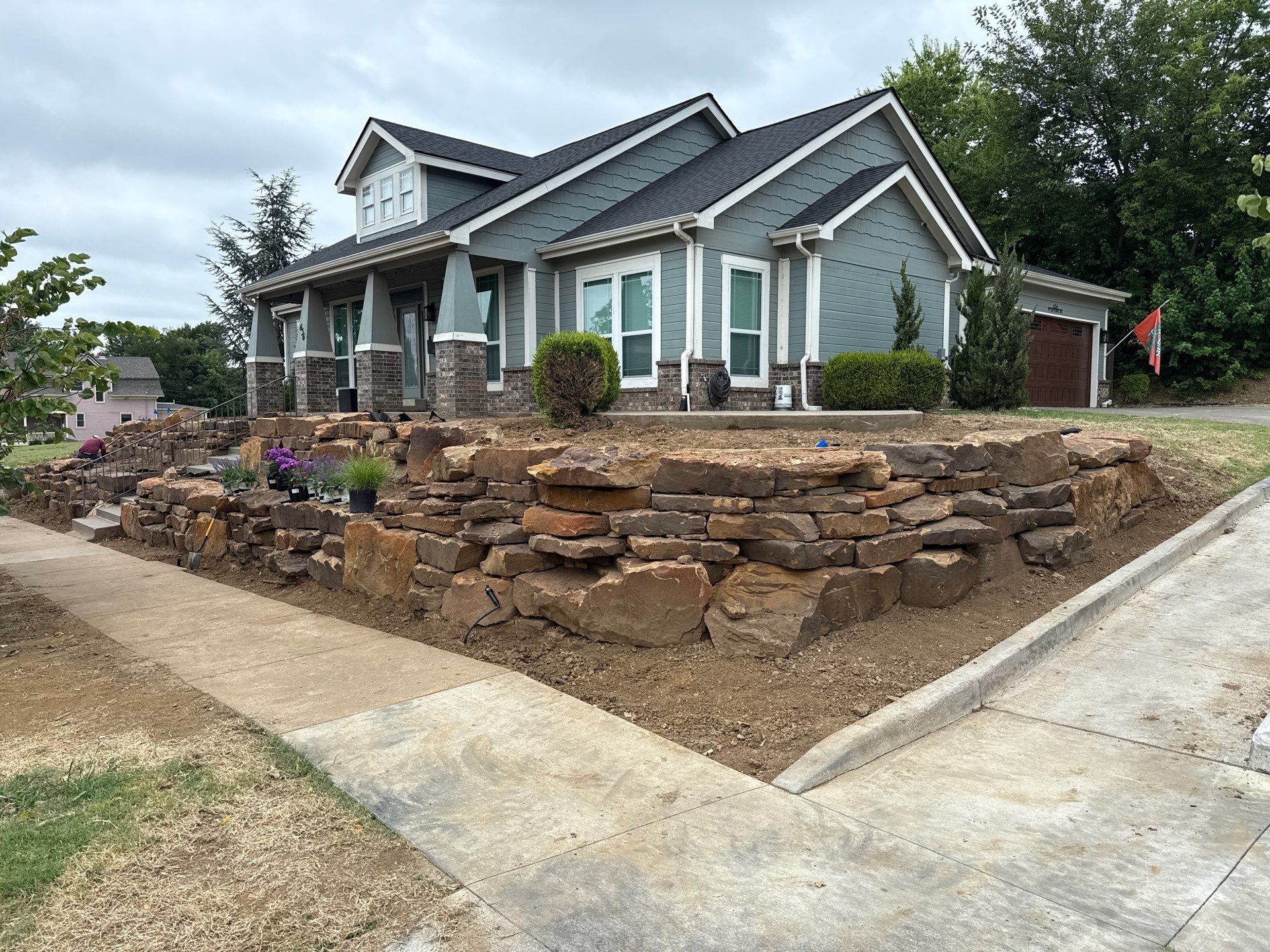Project in Tulsa by Greenscapes Outdoor