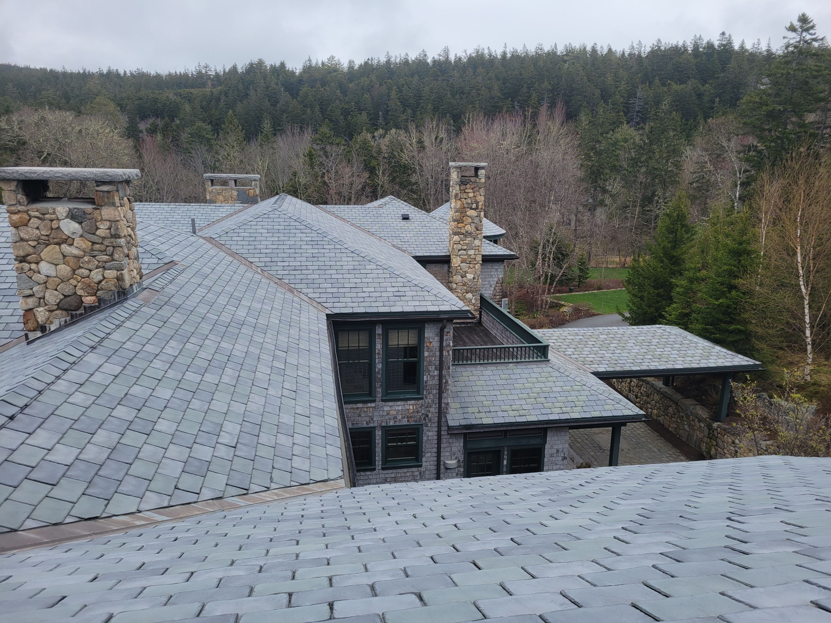 Roof Repair using Eco Star Slate tile by The B.A.R Roofing